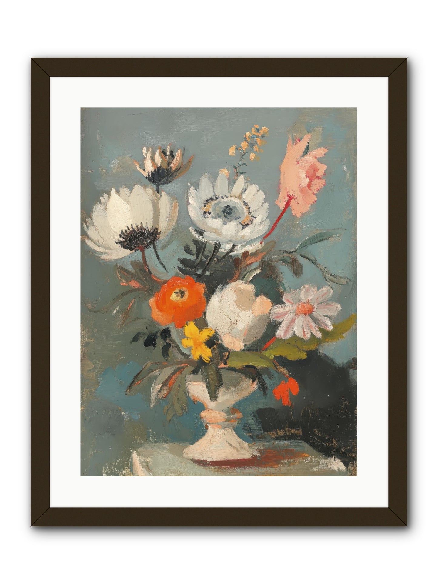 The Cabbage Hat Society -- Framed Print - Black 18x24