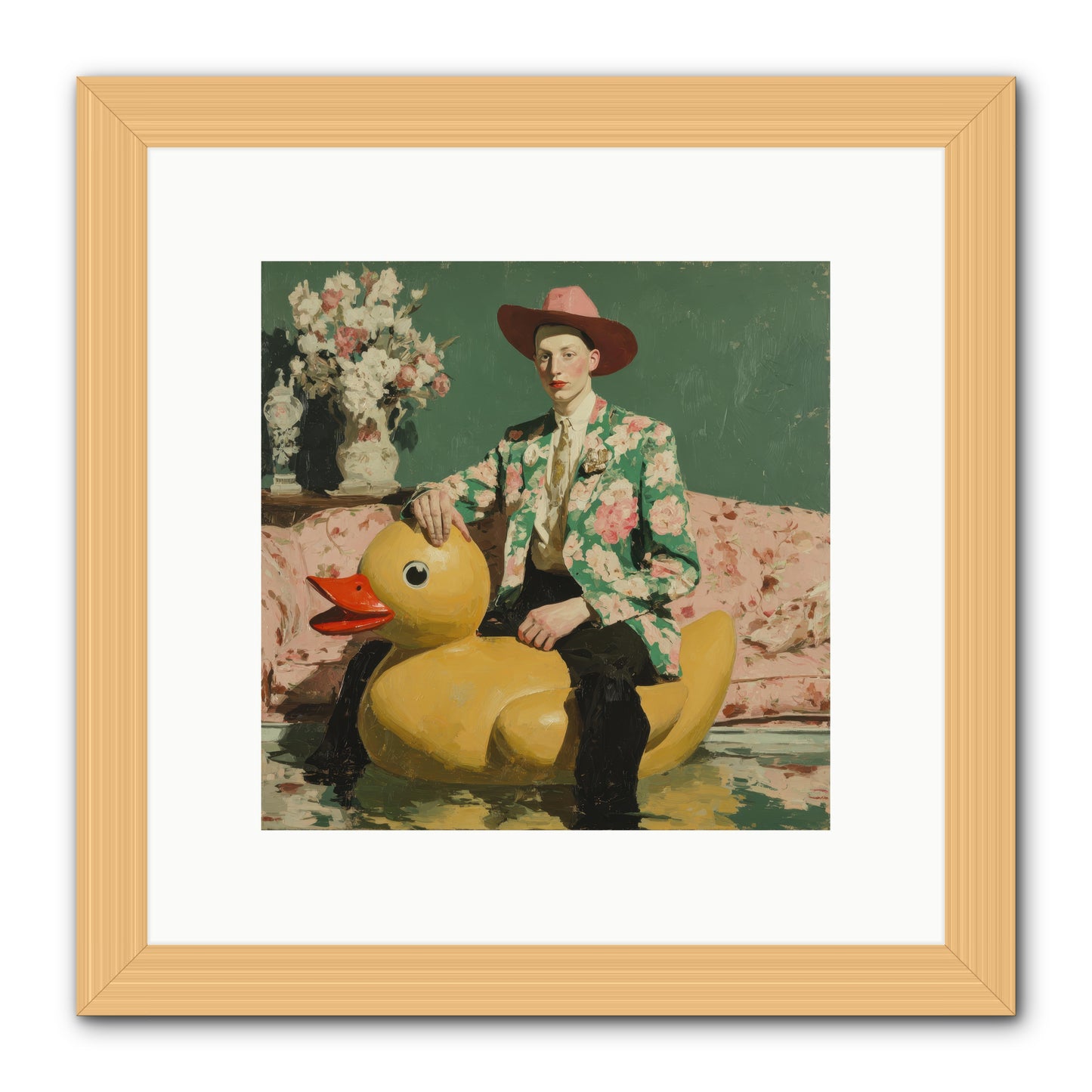 The Cashmere Agenda -- Framed Print - Natural 10x10