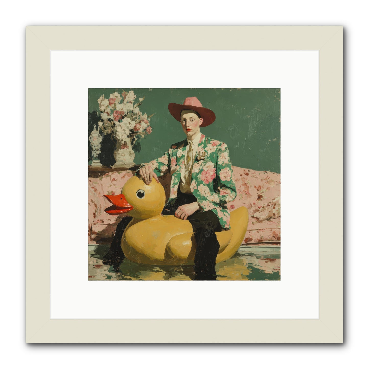The Cashmere Agenda -- Framed Print - White 10x10