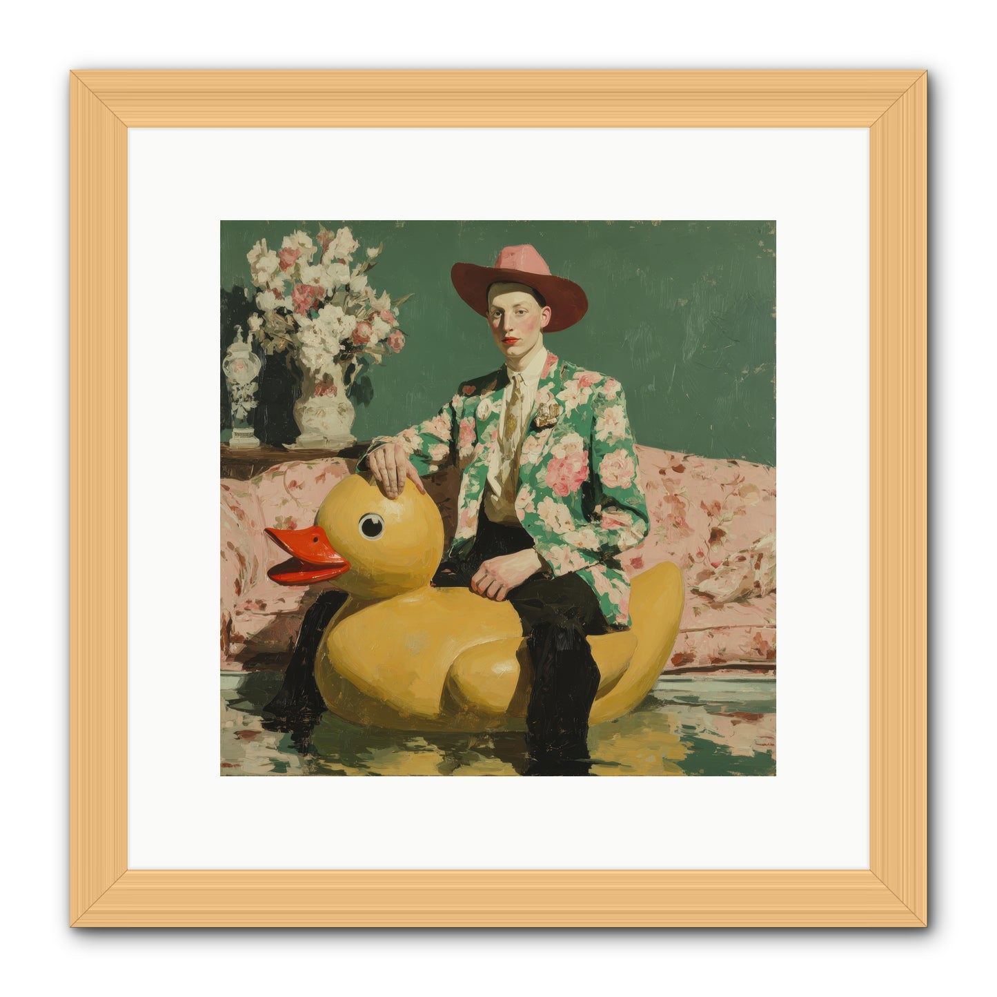 The Cashmere Agenda -- Framed Print - Natural 12x12