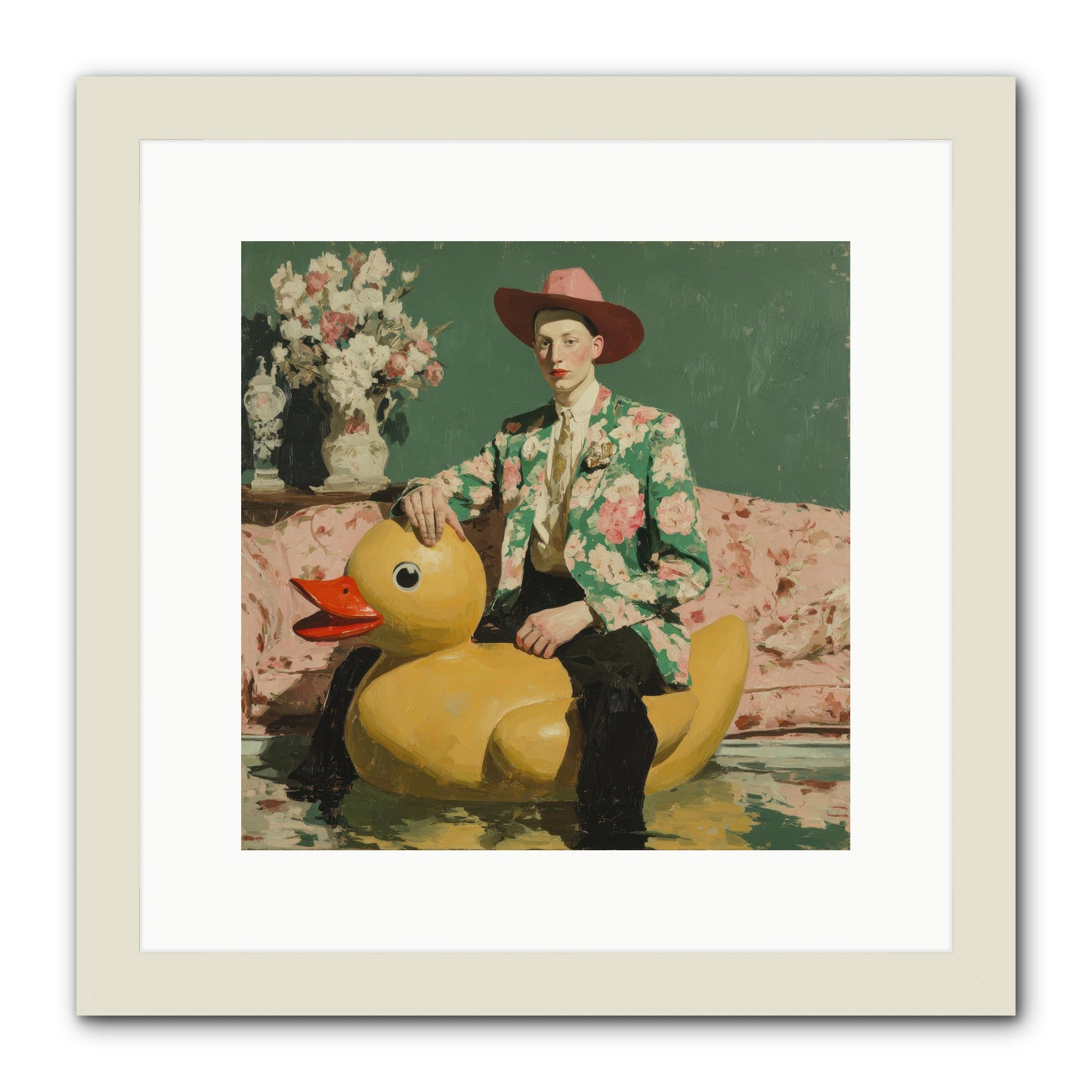The Cashmere Agenda -- Framed Print - White 12x12