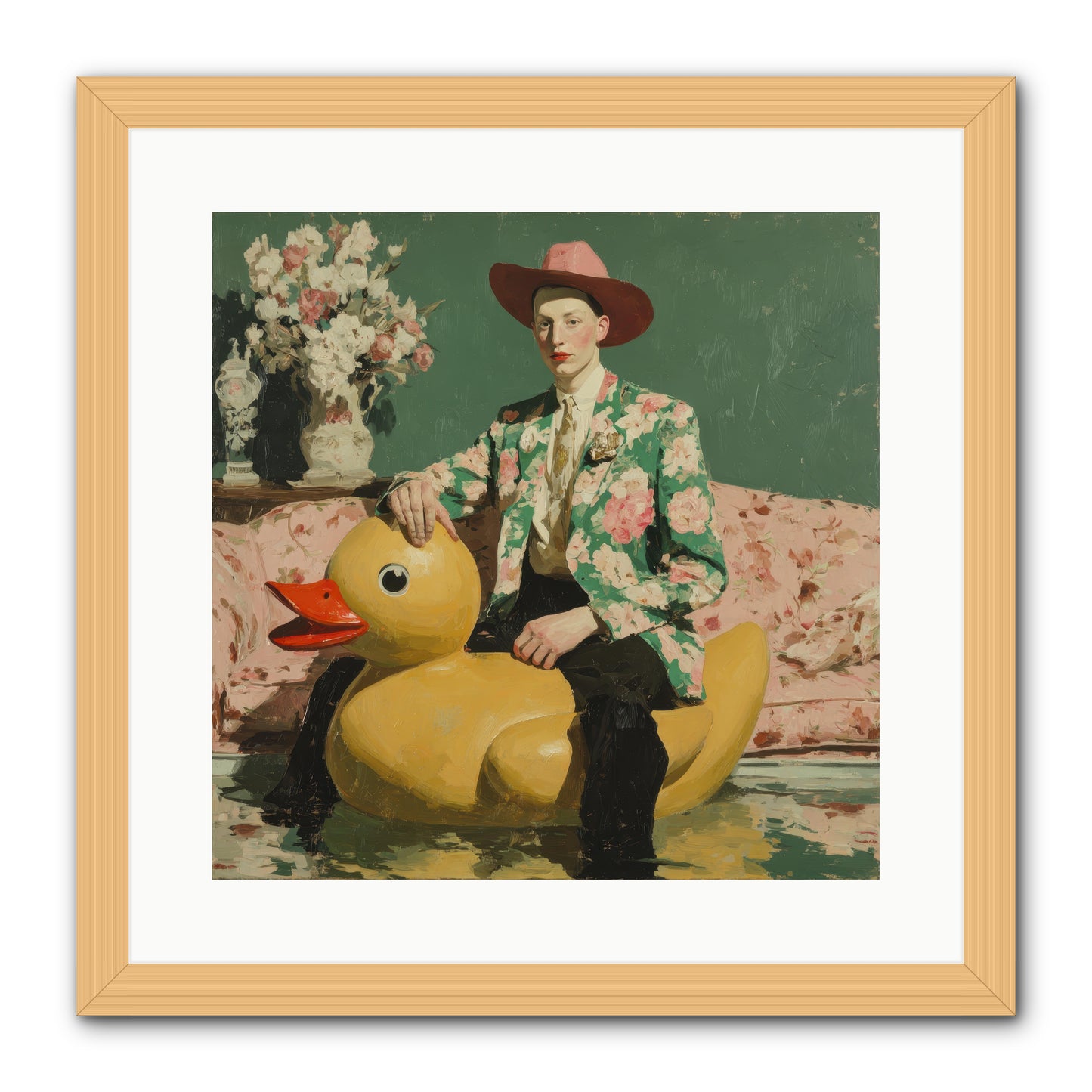 The Cashmere Agenda -- Framed Print - Natural 16x16