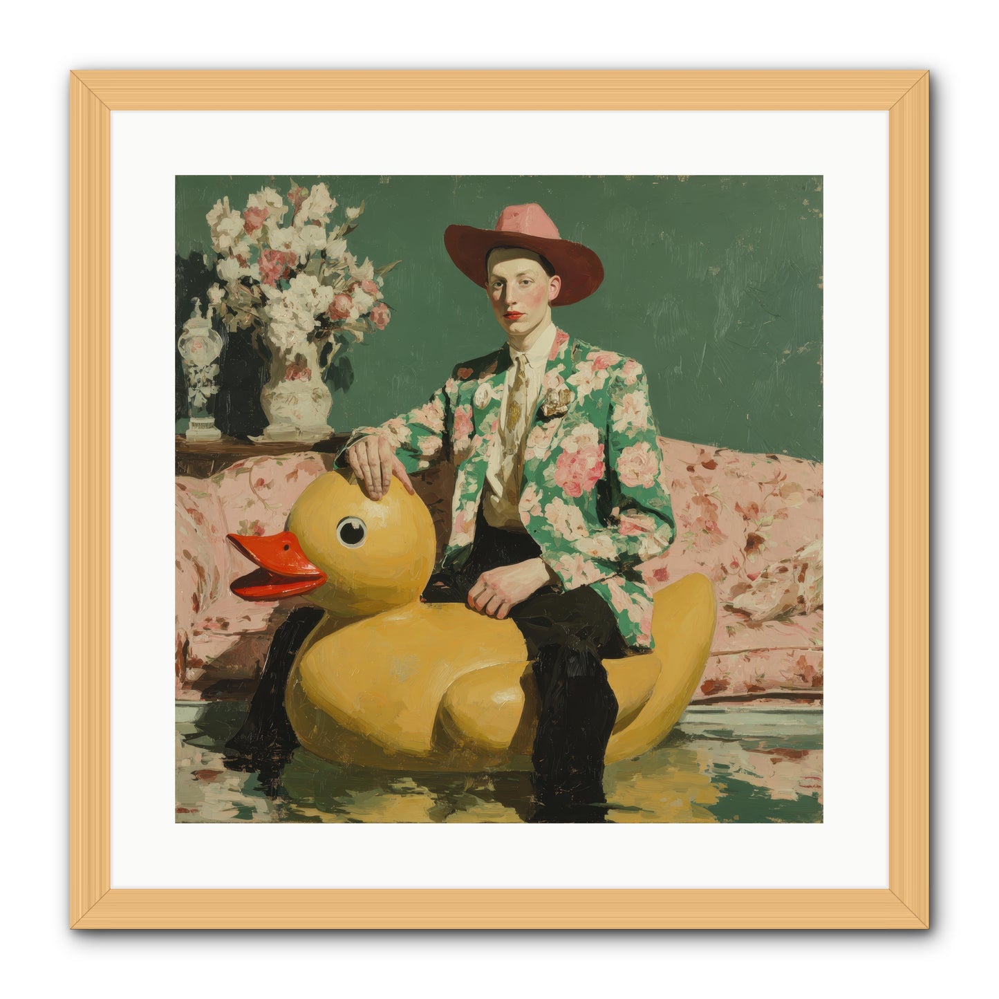 The Cashmere Agenda -- Framed Print - Natural 20x20