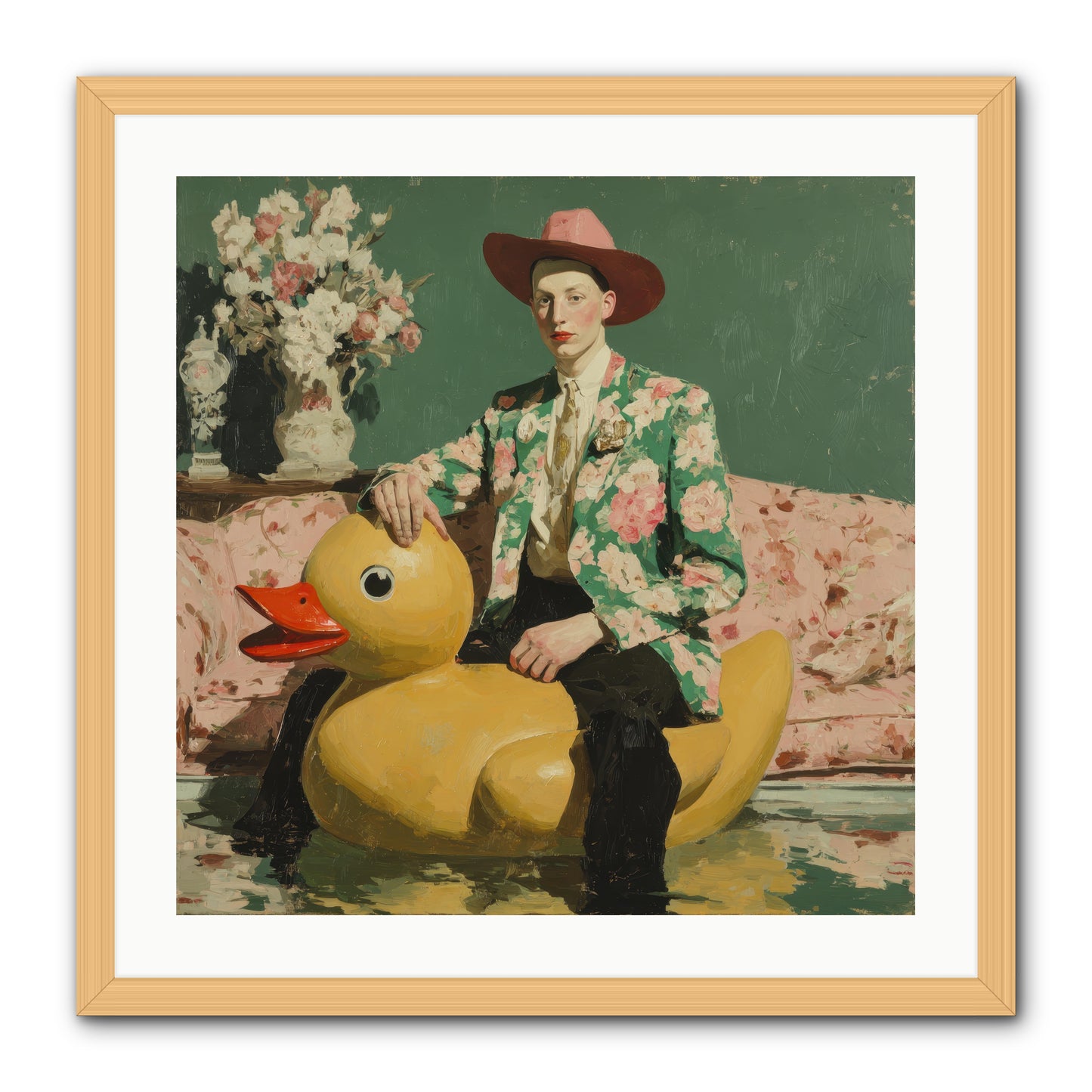 The Cashmere Agenda -- Framed Print - Natural 24x24