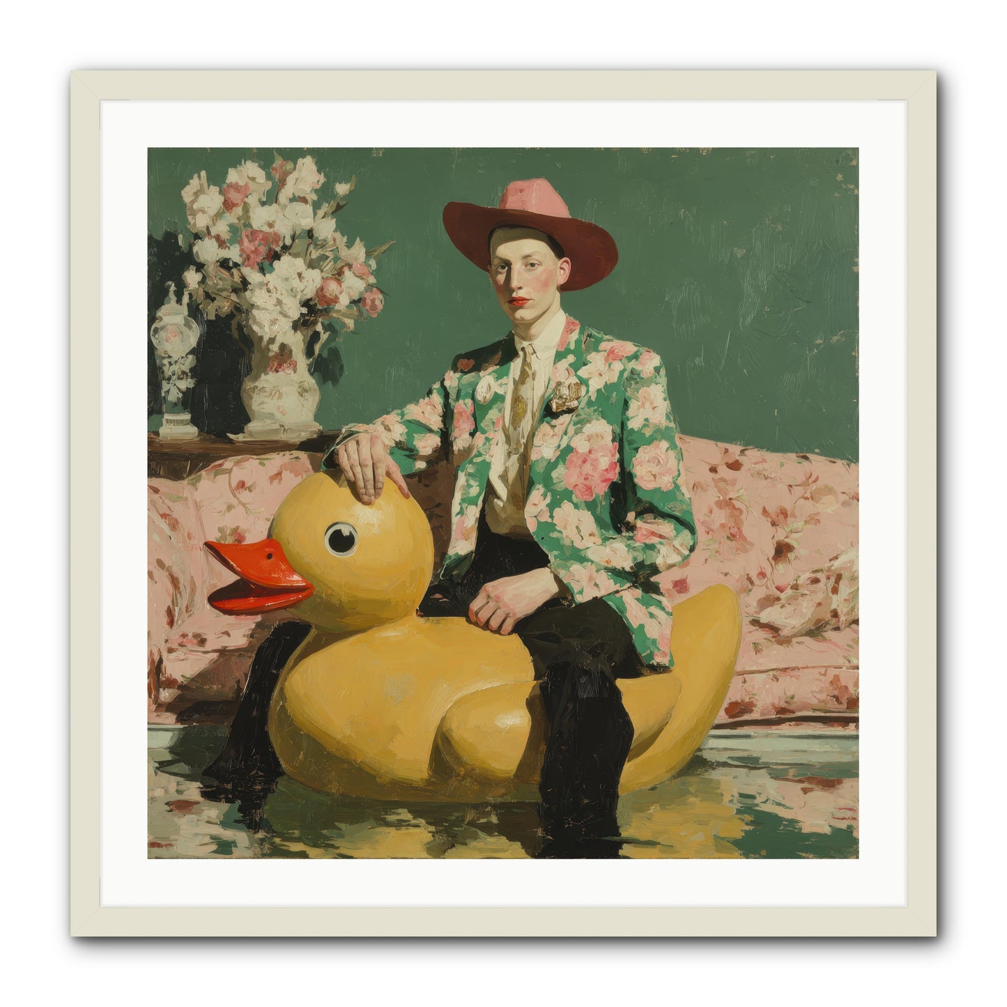 The Cashmere Agenda -- Framed Print - White 30x30
