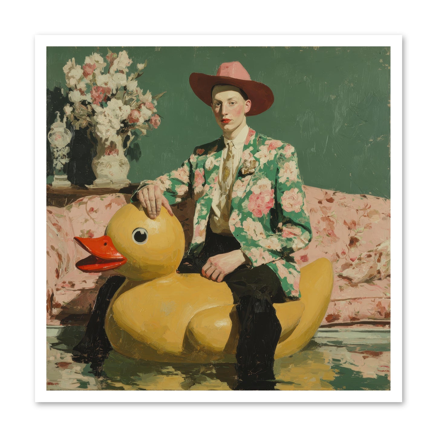 The Cashmere Agenda -- Loose Canvas Print 30x30