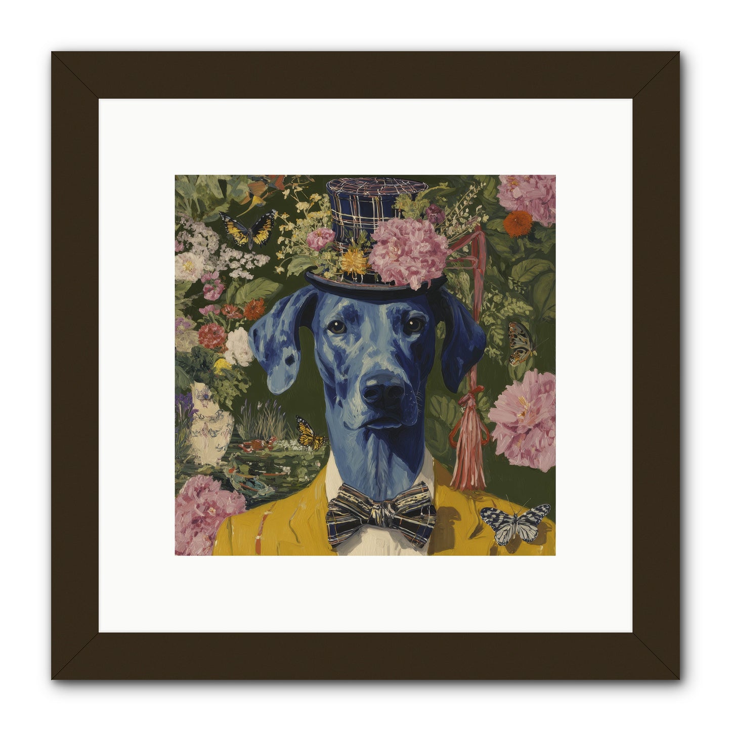 The Cashmere Caravan -- Framed Print - Black 10x10
