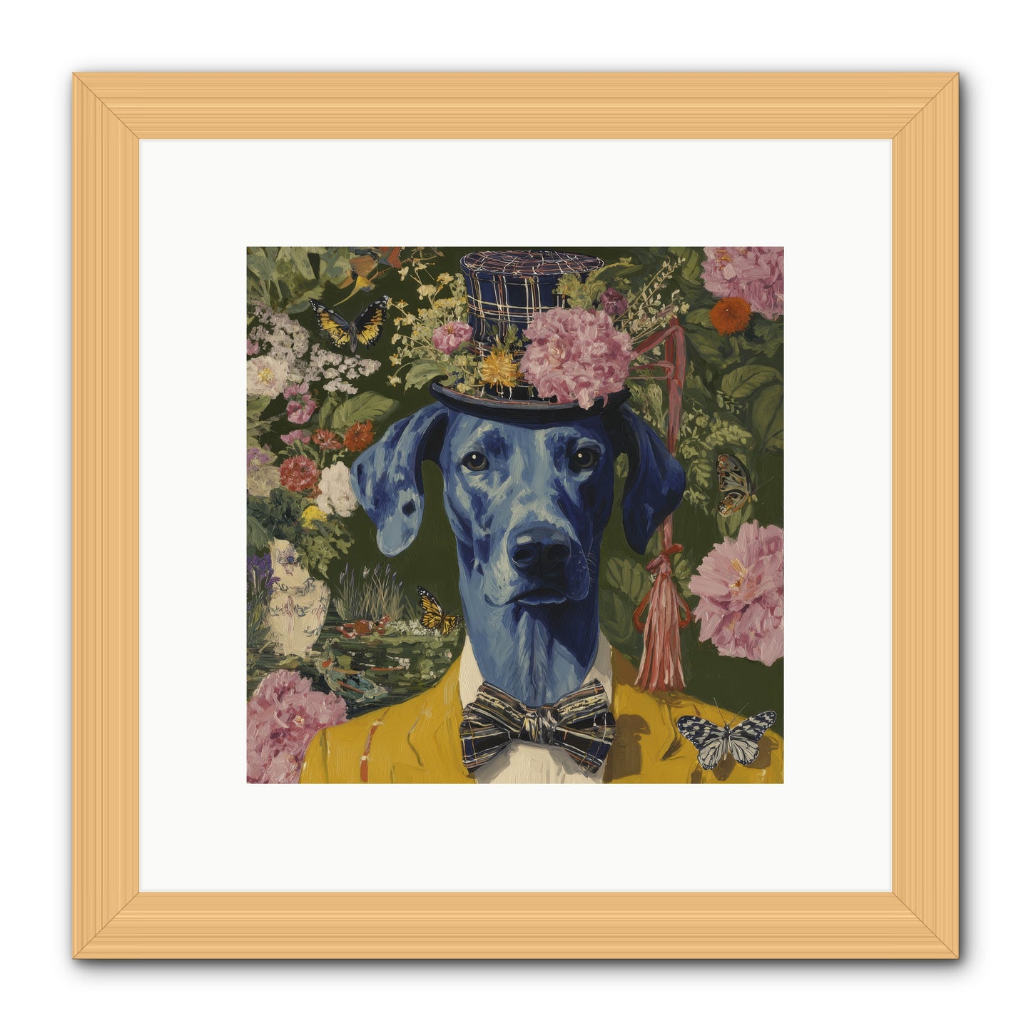 The Cashmere Caravan -- Framed Print - Natural 10x10