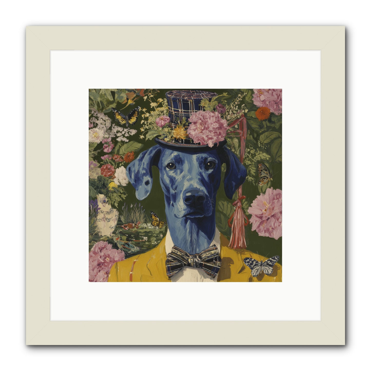 The Cashmere Caravan -- Framed Print - White 10x10