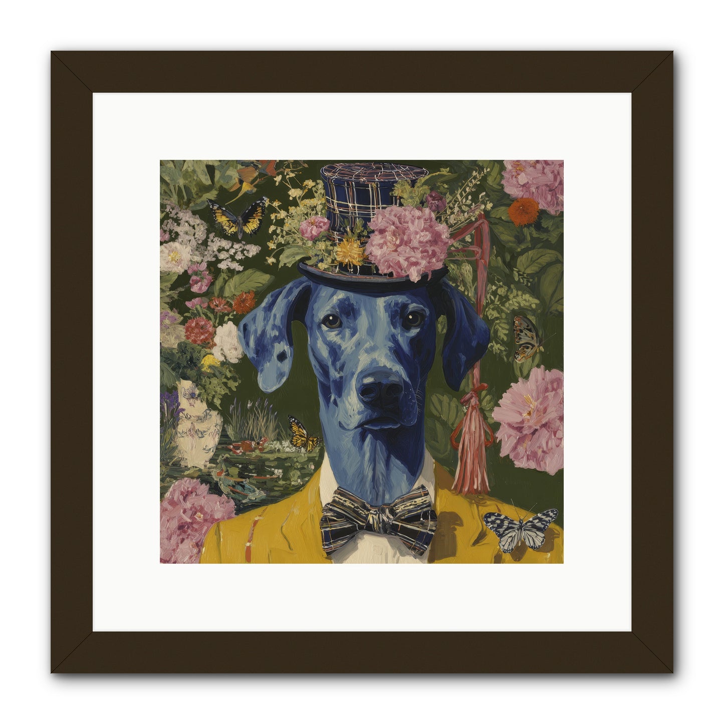 The Cashmere Caravan -- Framed Print - Black 12x12