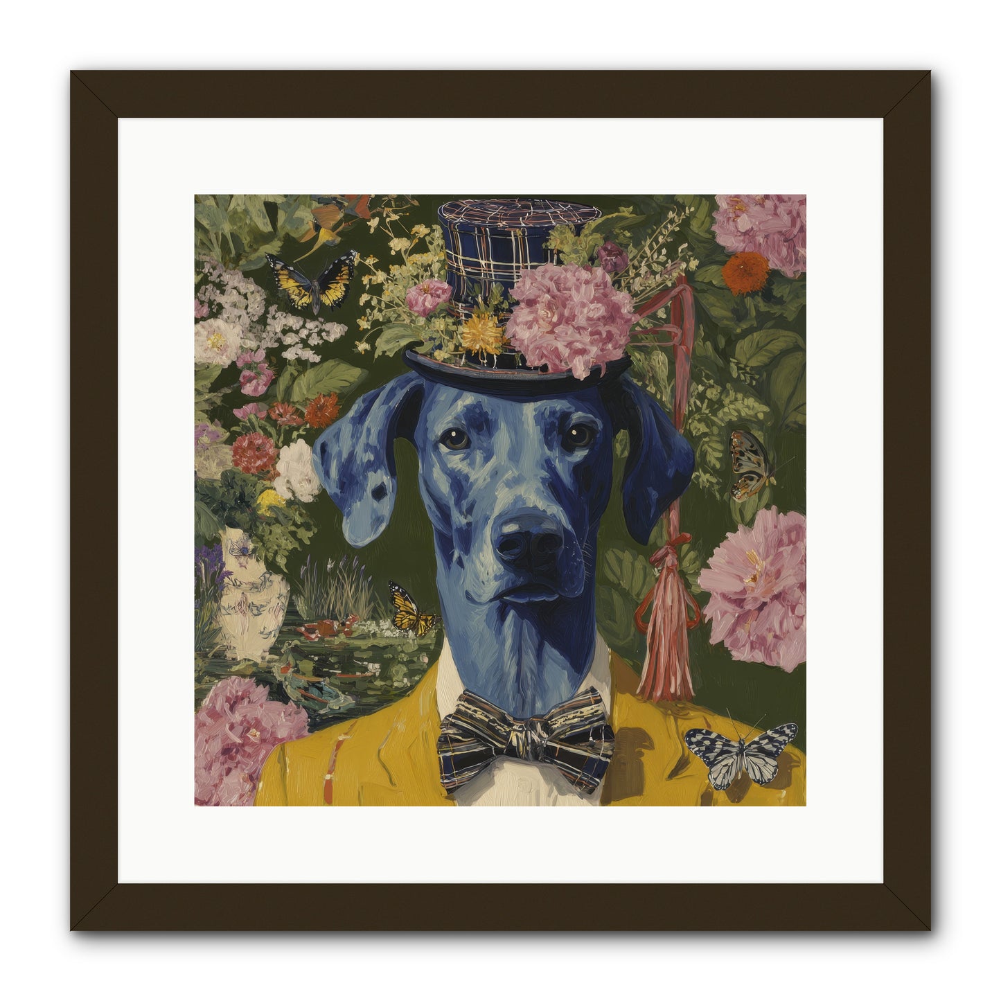 The Cashmere Caravan -- Framed Print - Black 16x16