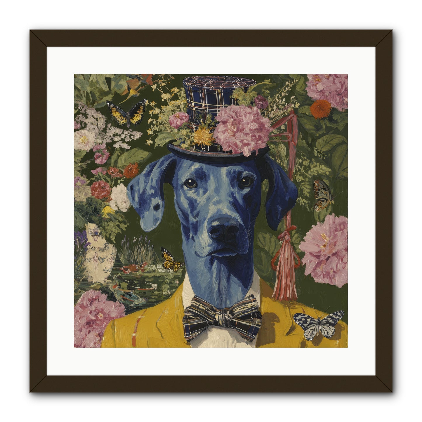 The Cashmere Caravan -- Framed Print - Black 20x20