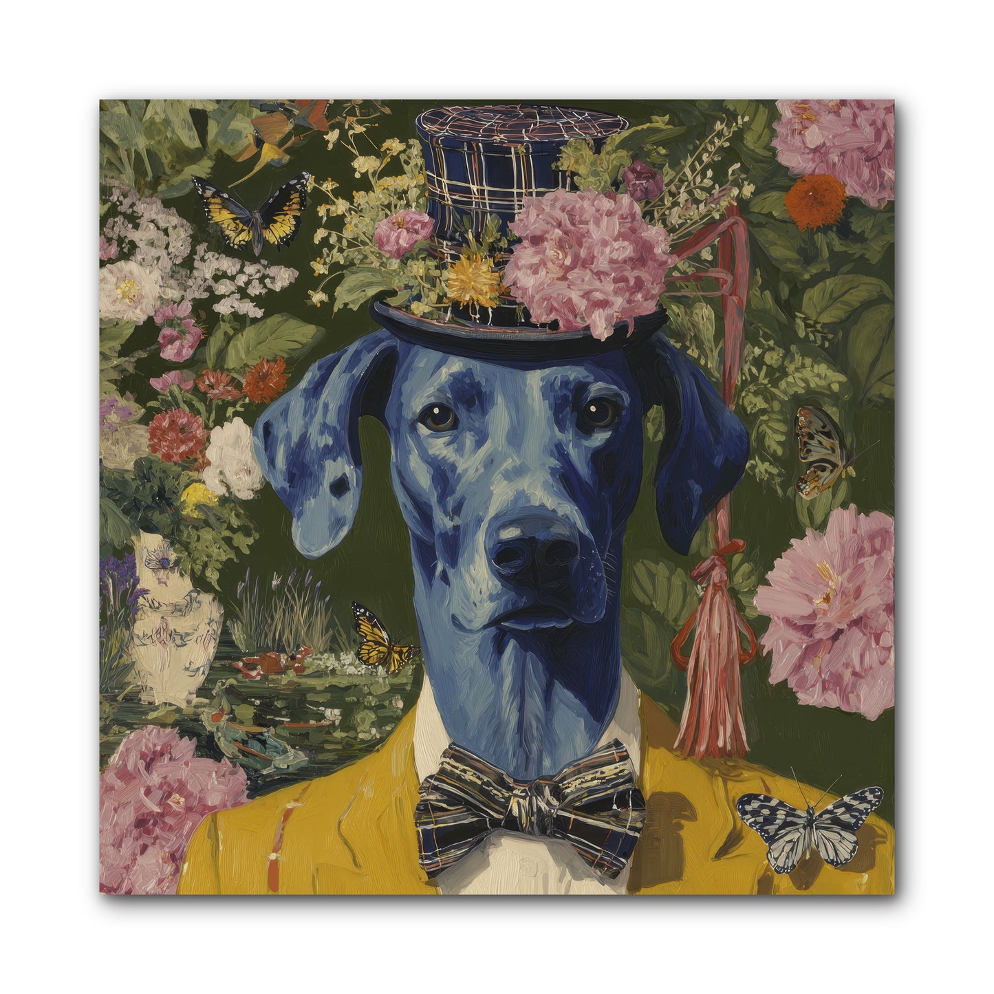 The Cashmere Caravan -- Wrapped Canvas 10x10