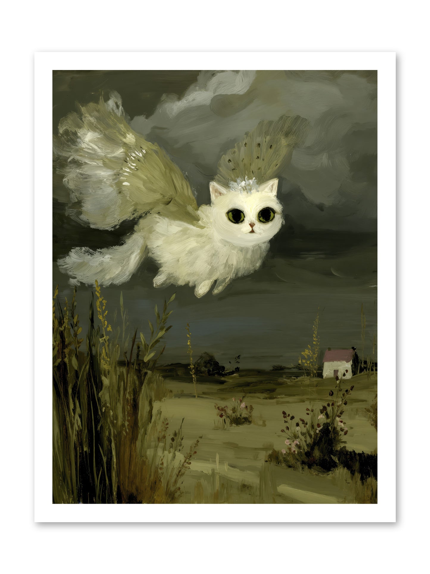 The Cat and the Canary’s Ballad -- Paper Print 18x24