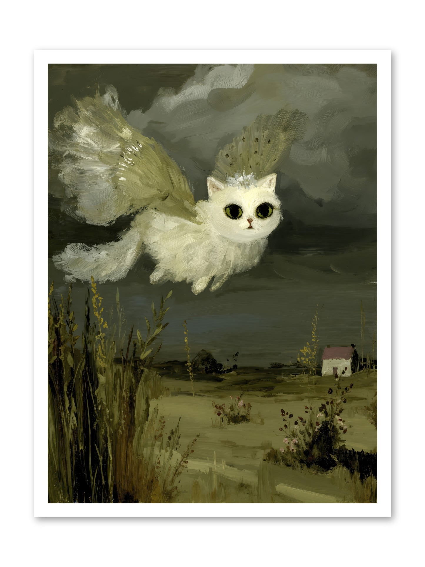 The Cat and the Canary’s Ballad -- Paper Print 24x32