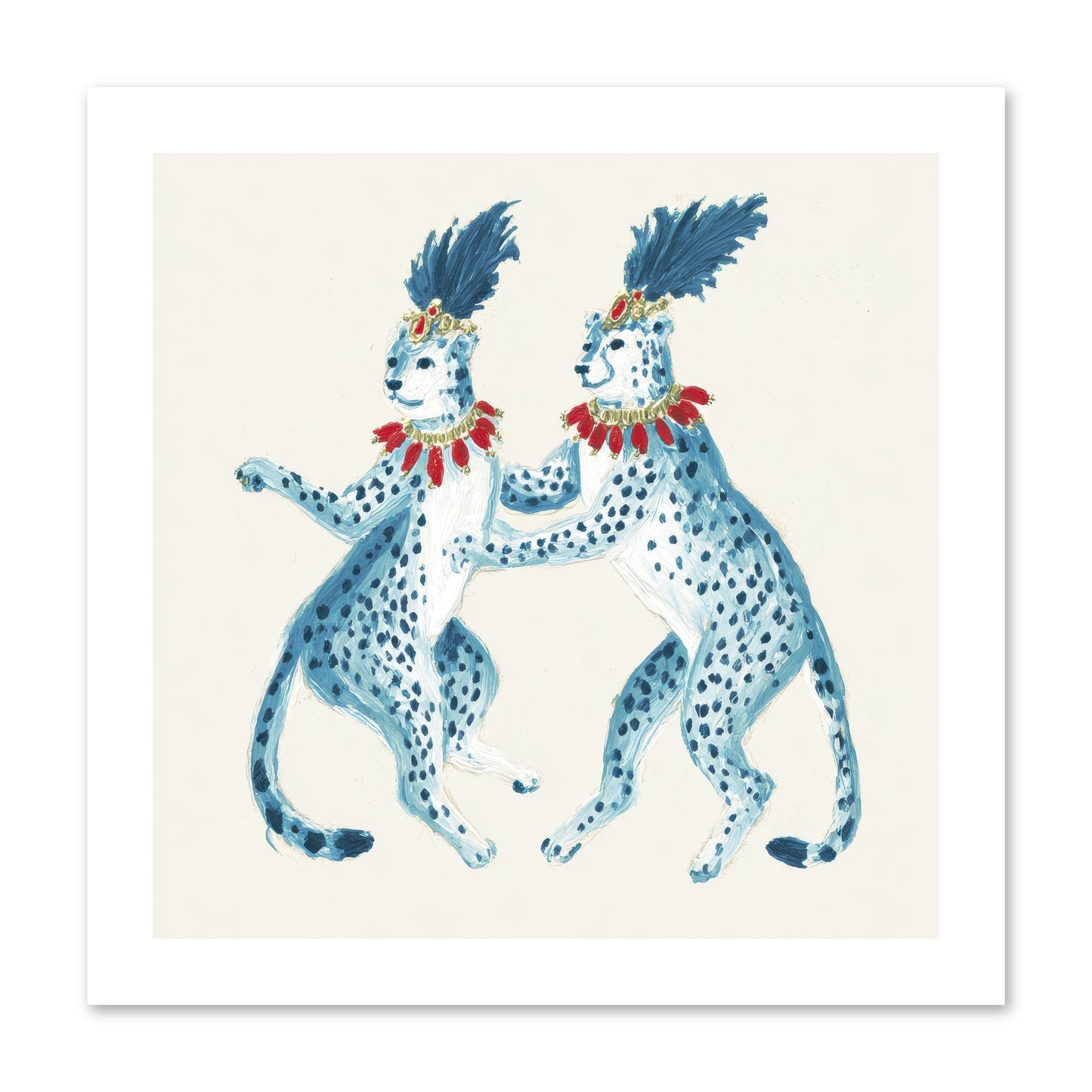 The Cats Who Loved Stationery -- Paper Print 12x12