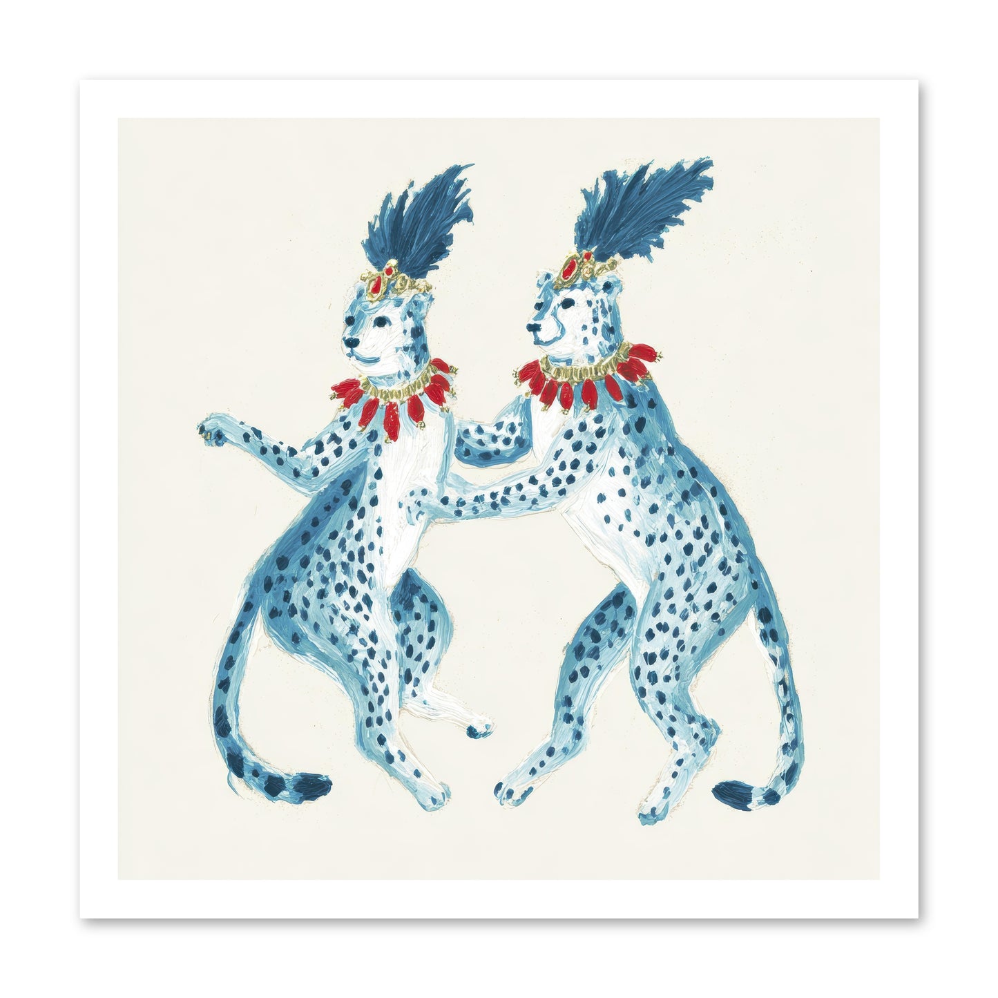 The Cats Who Loved Stationery -- Paper Print 20x20