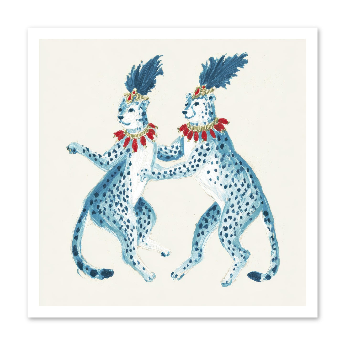 The Cats Who Loved Stationery -- Paper Print 24x24