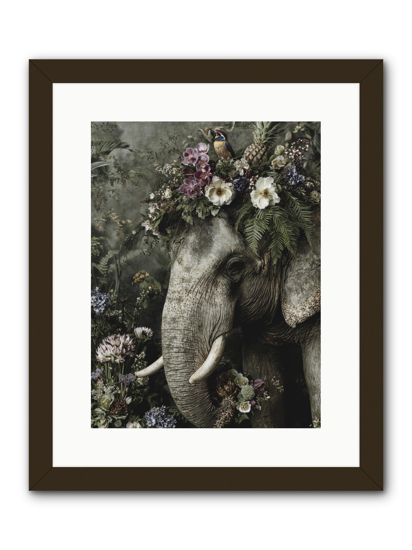 The Celestial Portrait -- Framed Print - Black 12x16