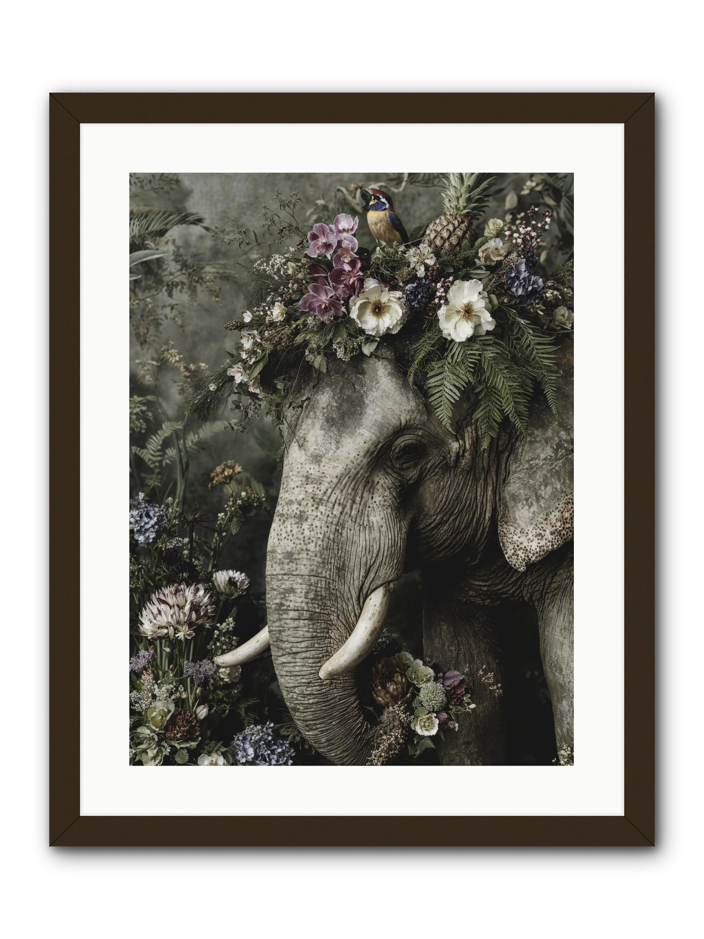 The Celestial Portrait -- Framed Print - Black 18x24