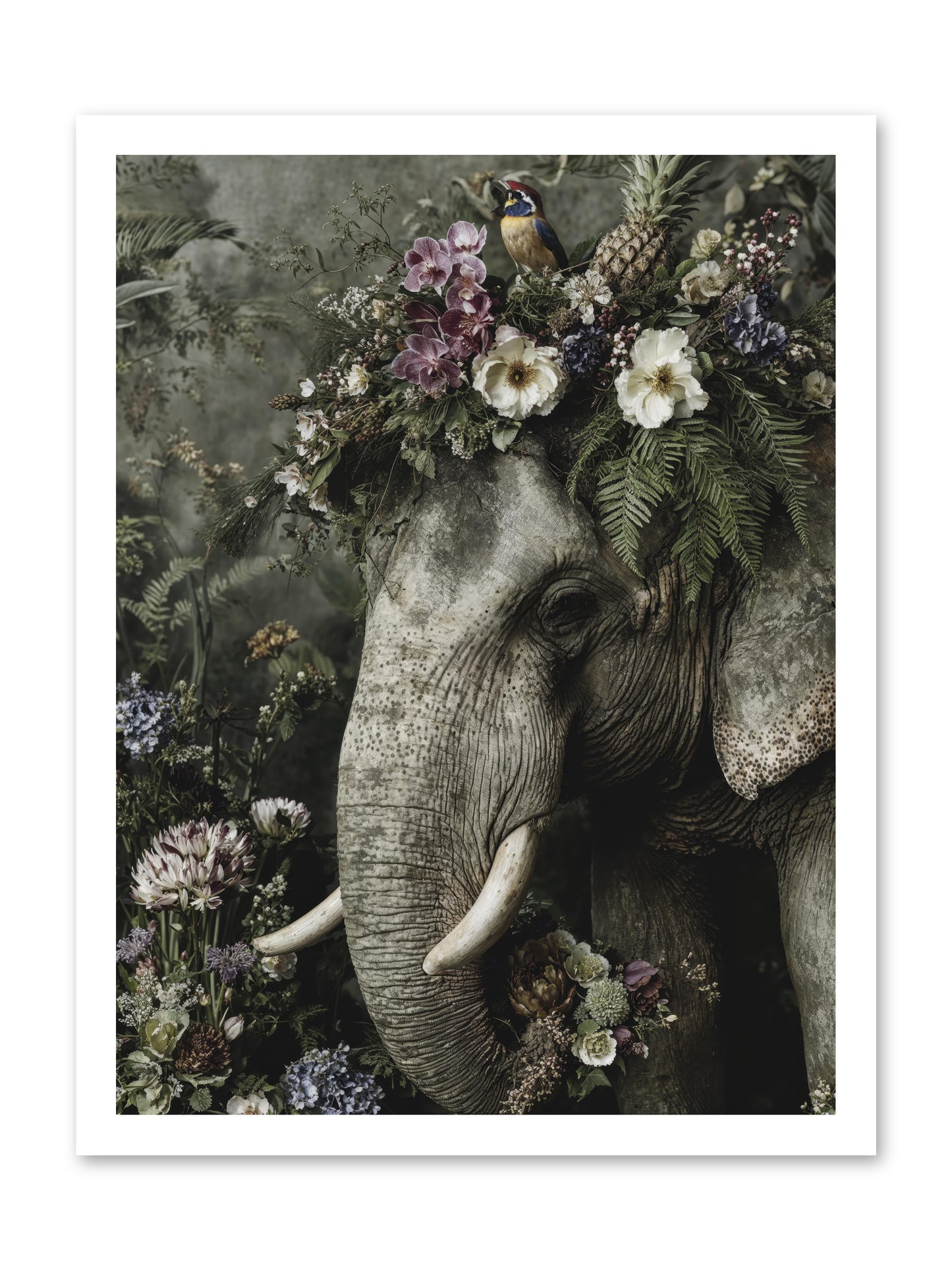 The Celestial Portrait -- Loose Canvas Print 18x24