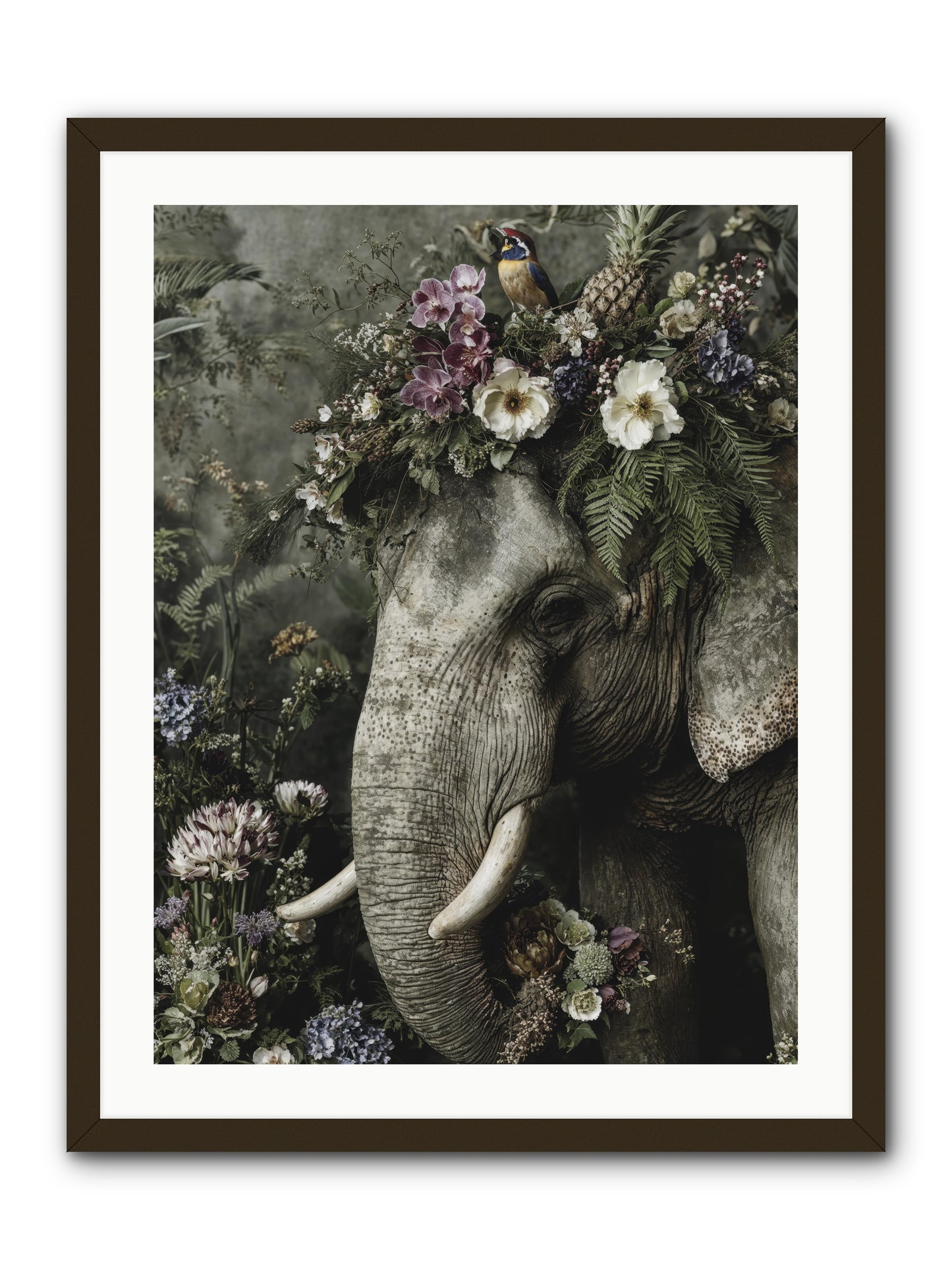 The Celestial Portrait -- Framed Print - Black 24x32