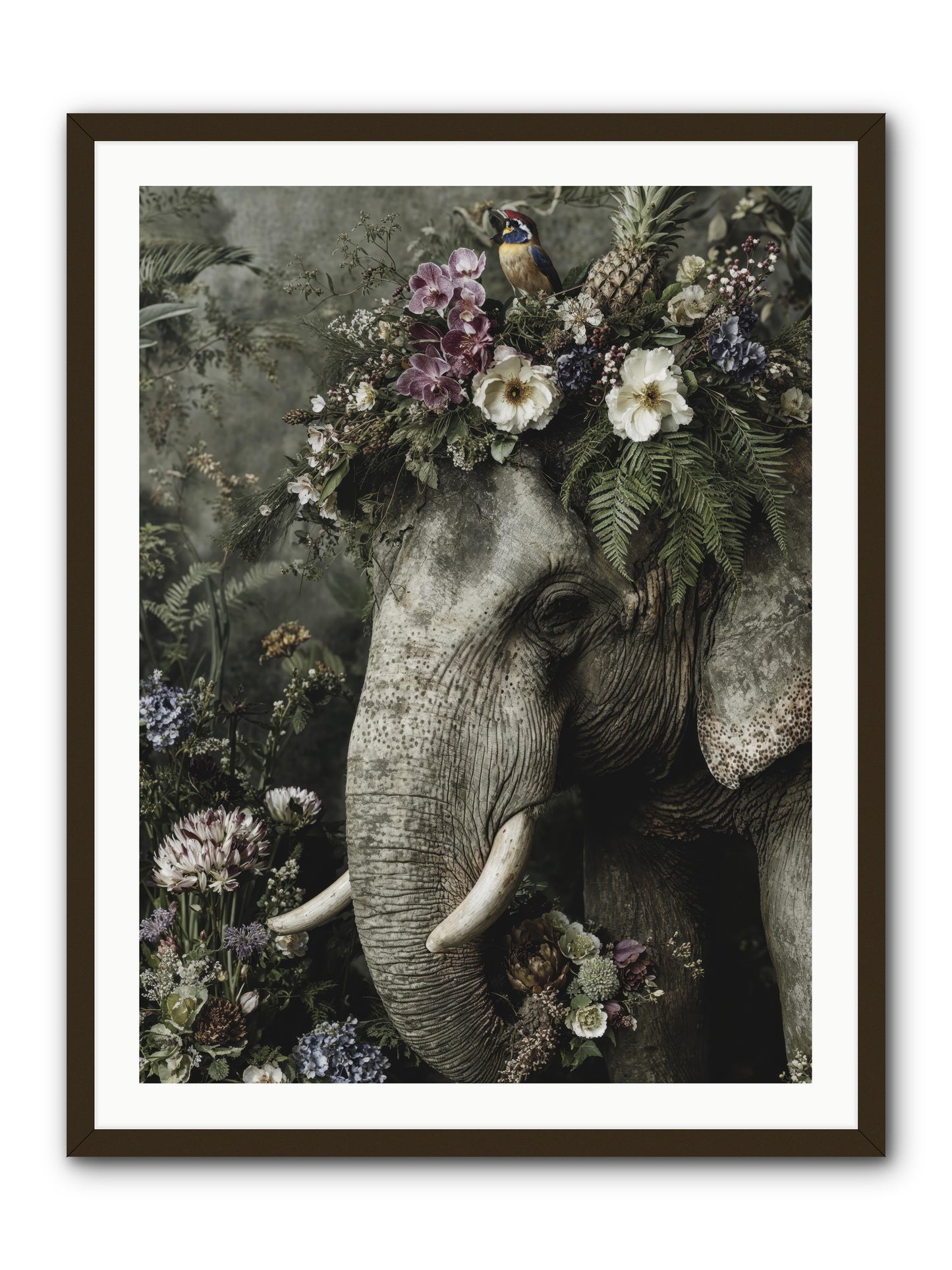The Celestial Portrait -- Framed Print - Black 30x40