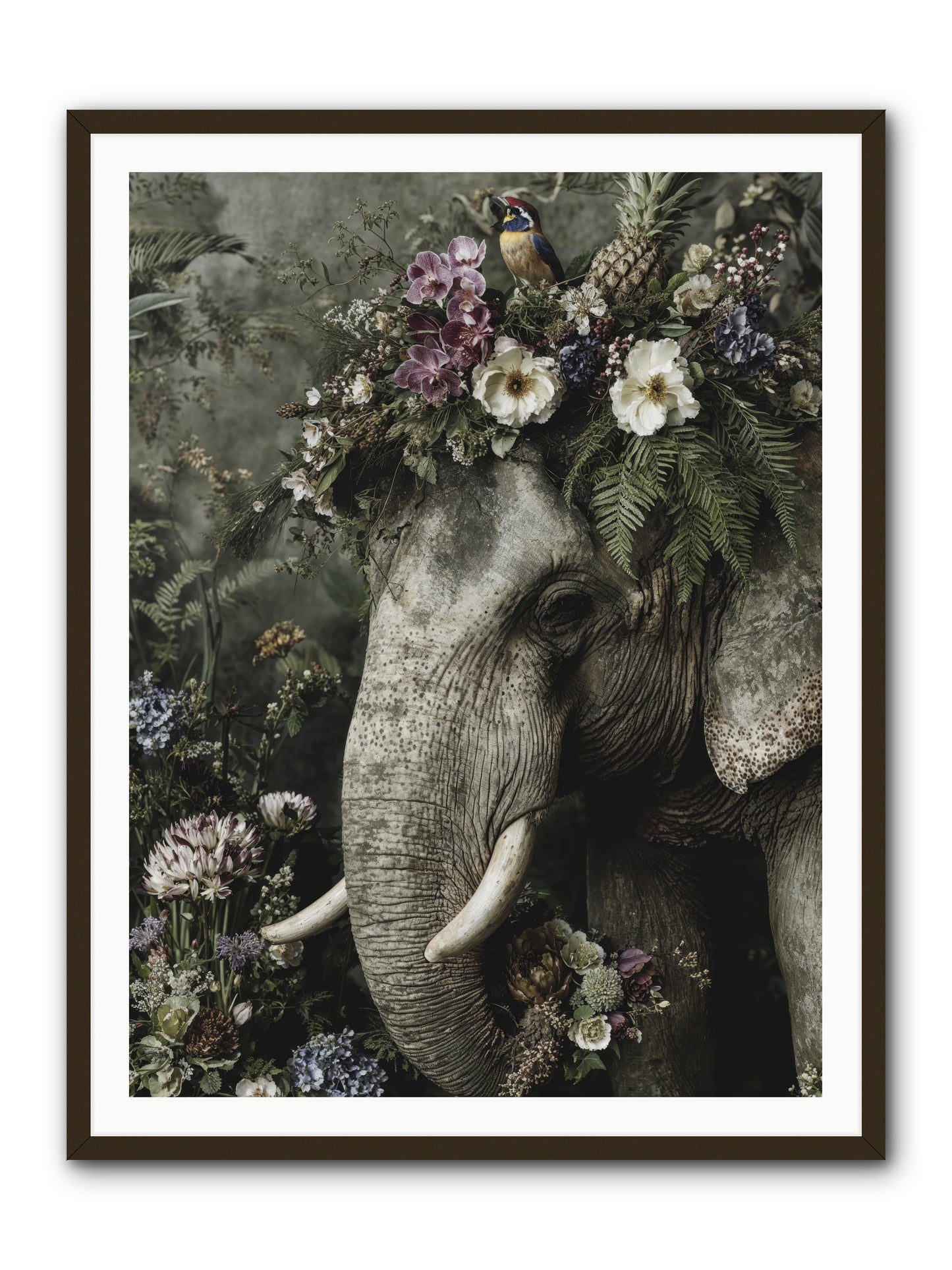 The Celestial Portrait -- Framed Print - Black 36x48