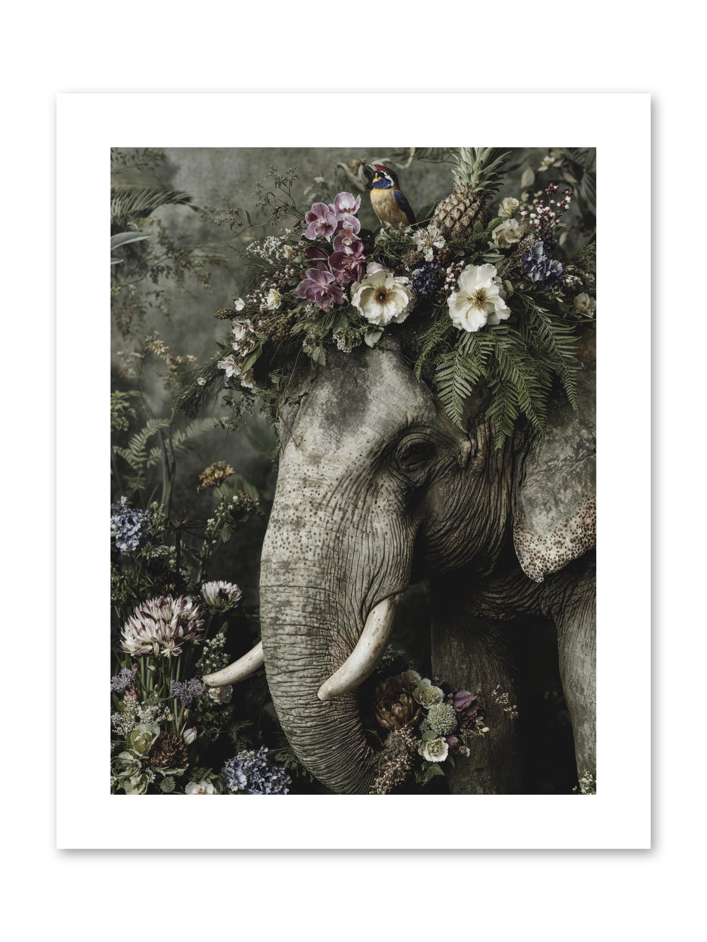 The Celestial Portrait -- Loose Canvas Print 9x12