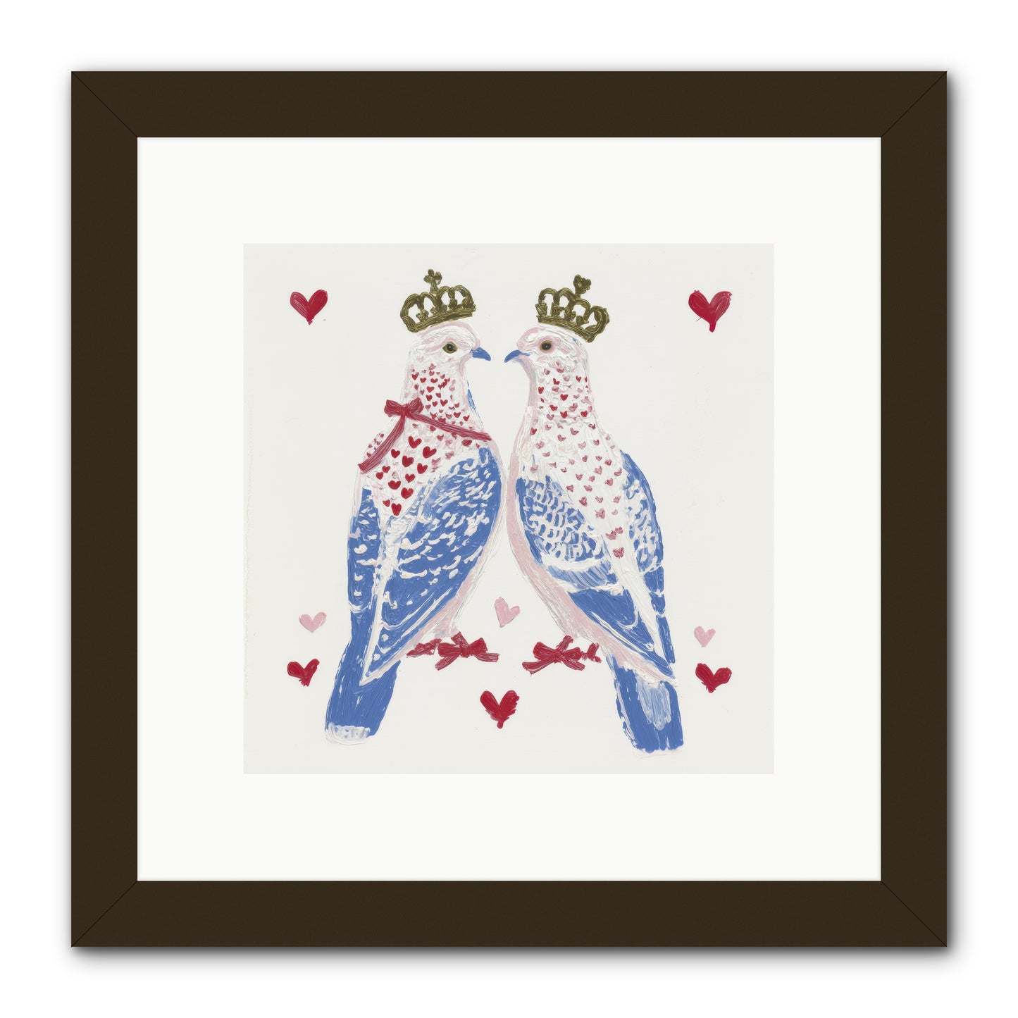 The Ceremony Of Two -- Framed Print - Black 10x10