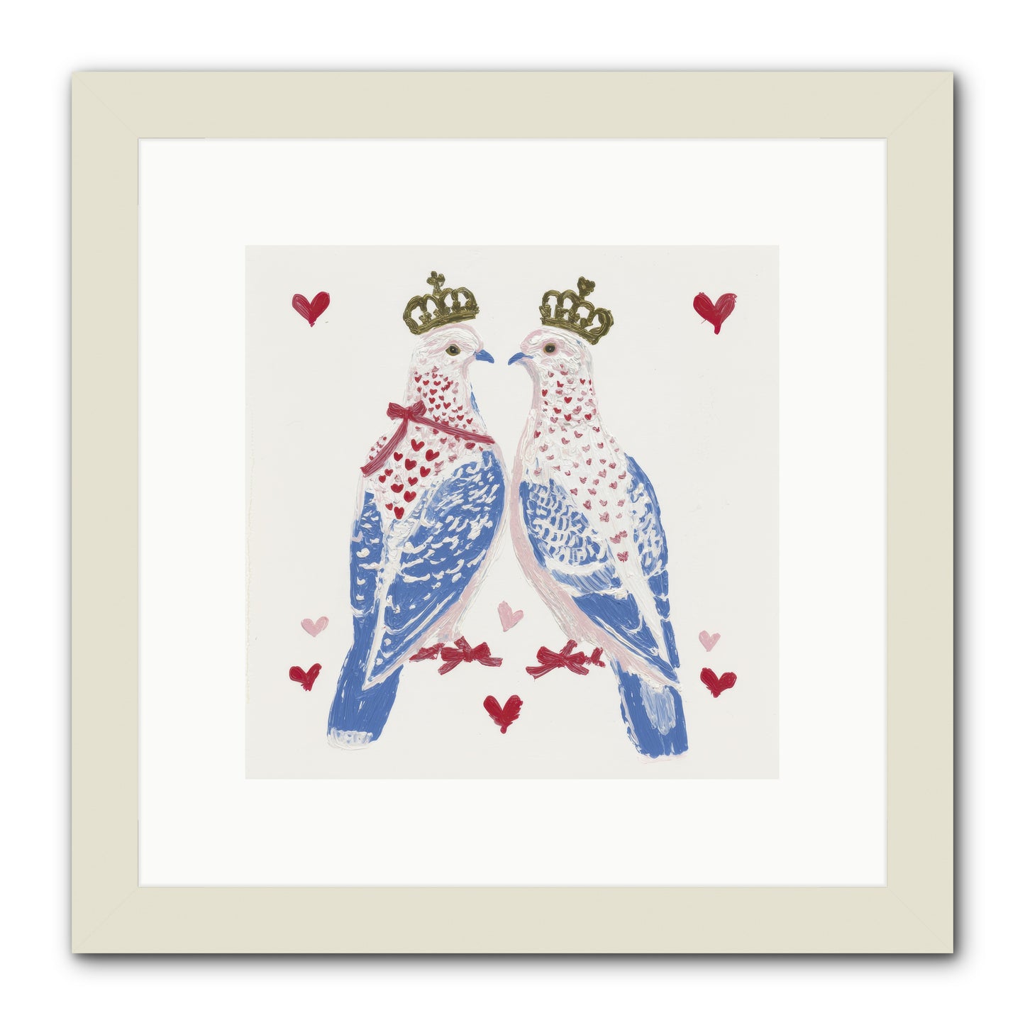 The Ceremony Of Two -- Framed Print - White 10x10