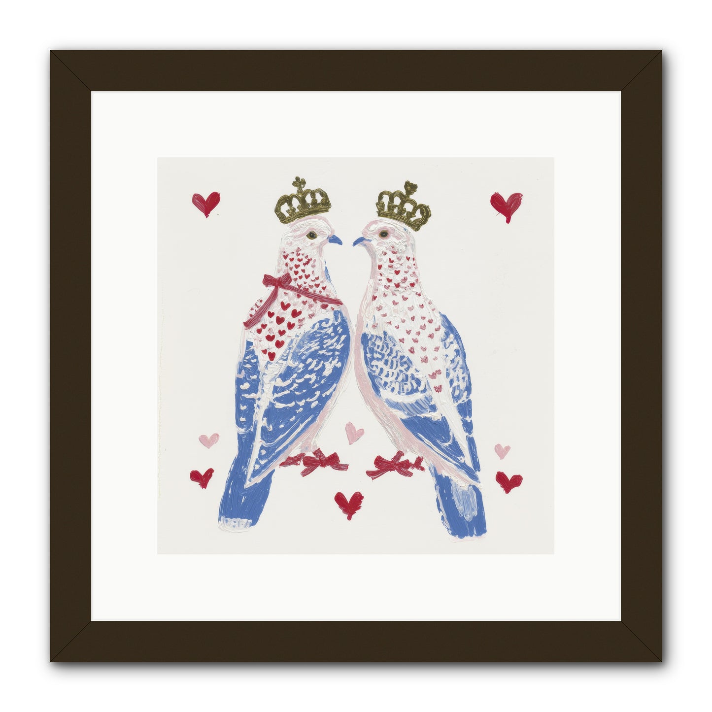 The Ceremony Of Two -- Framed Print - Black 12x12