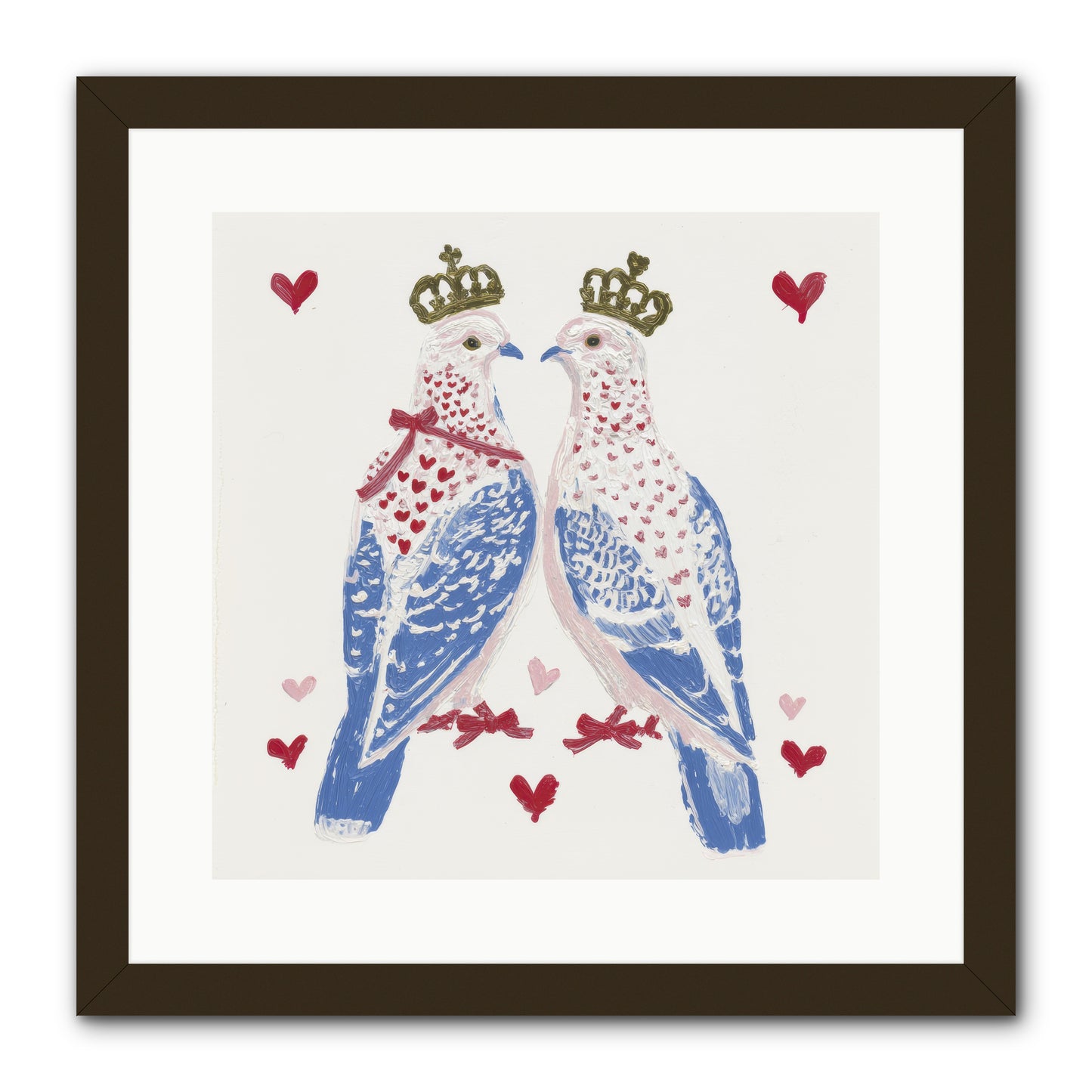 The Ceremony Of Two -- Framed Print - Black 16x16