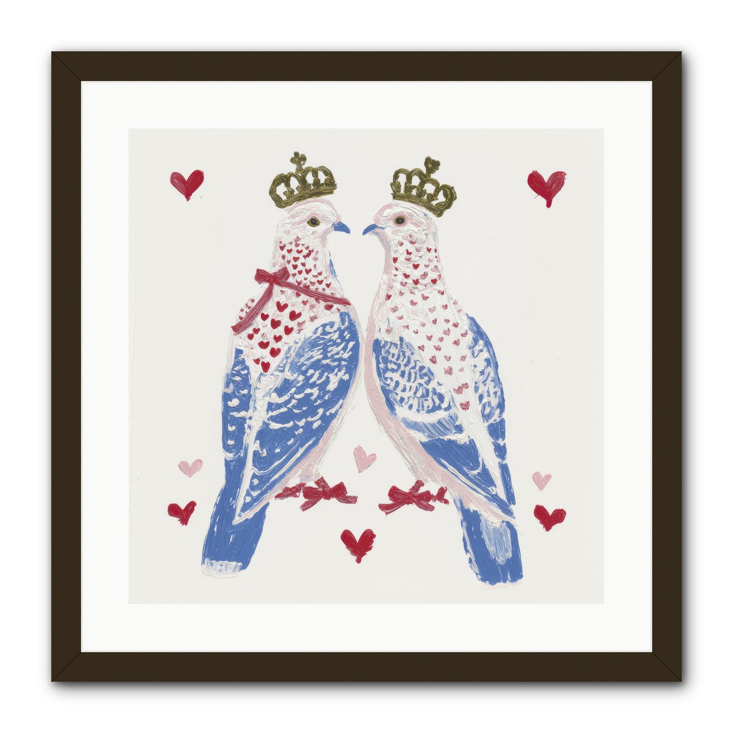 The Ceremony Of Two -- Framed Print - Black 20x20