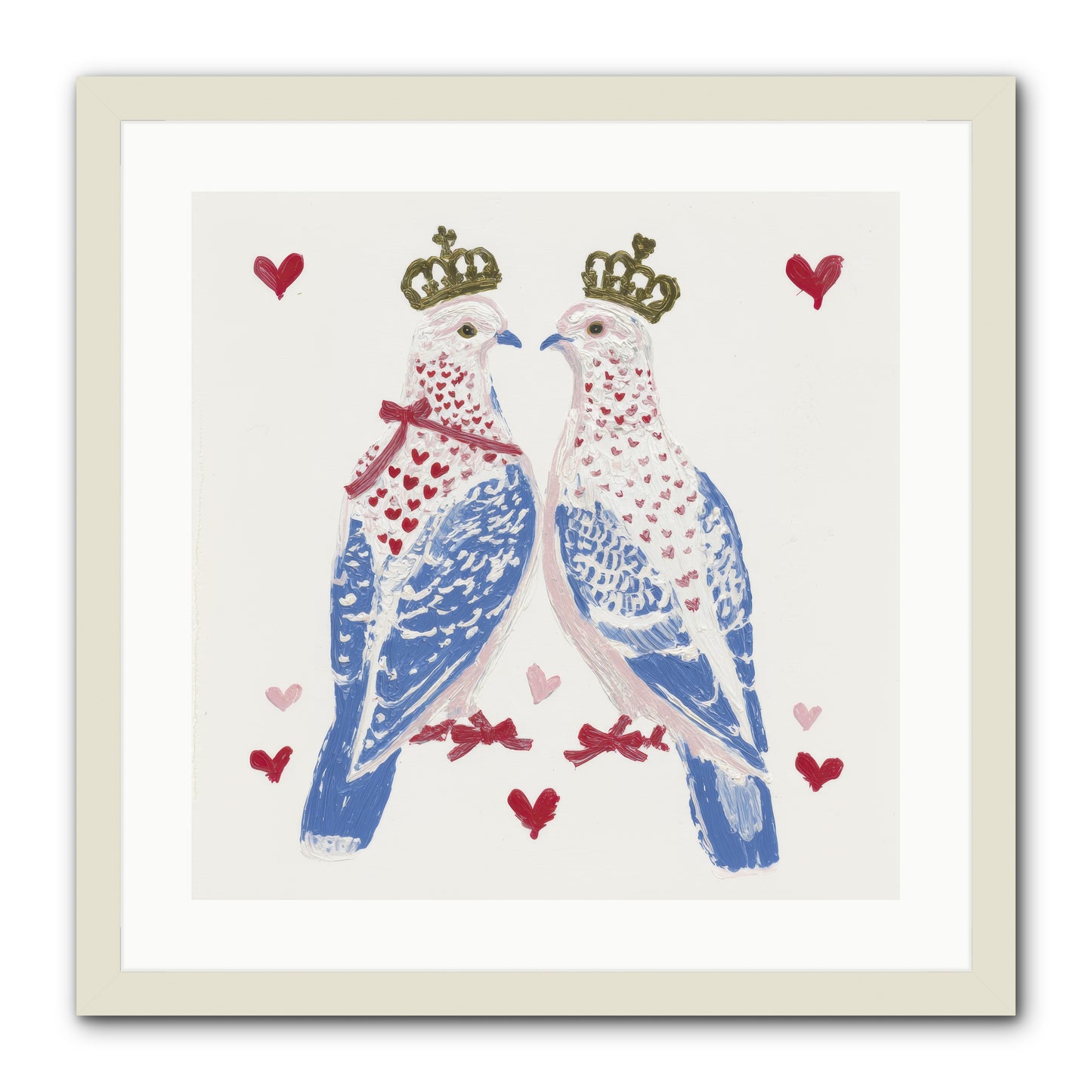 The Ceremony Of Two -- Framed Print - White 20x20