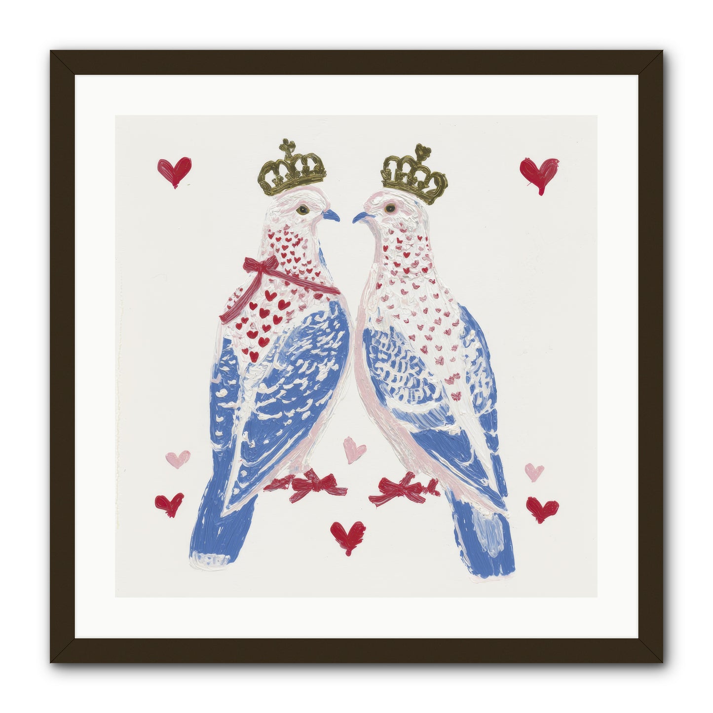The Ceremony Of Two -- Framed Print - Black 24x24