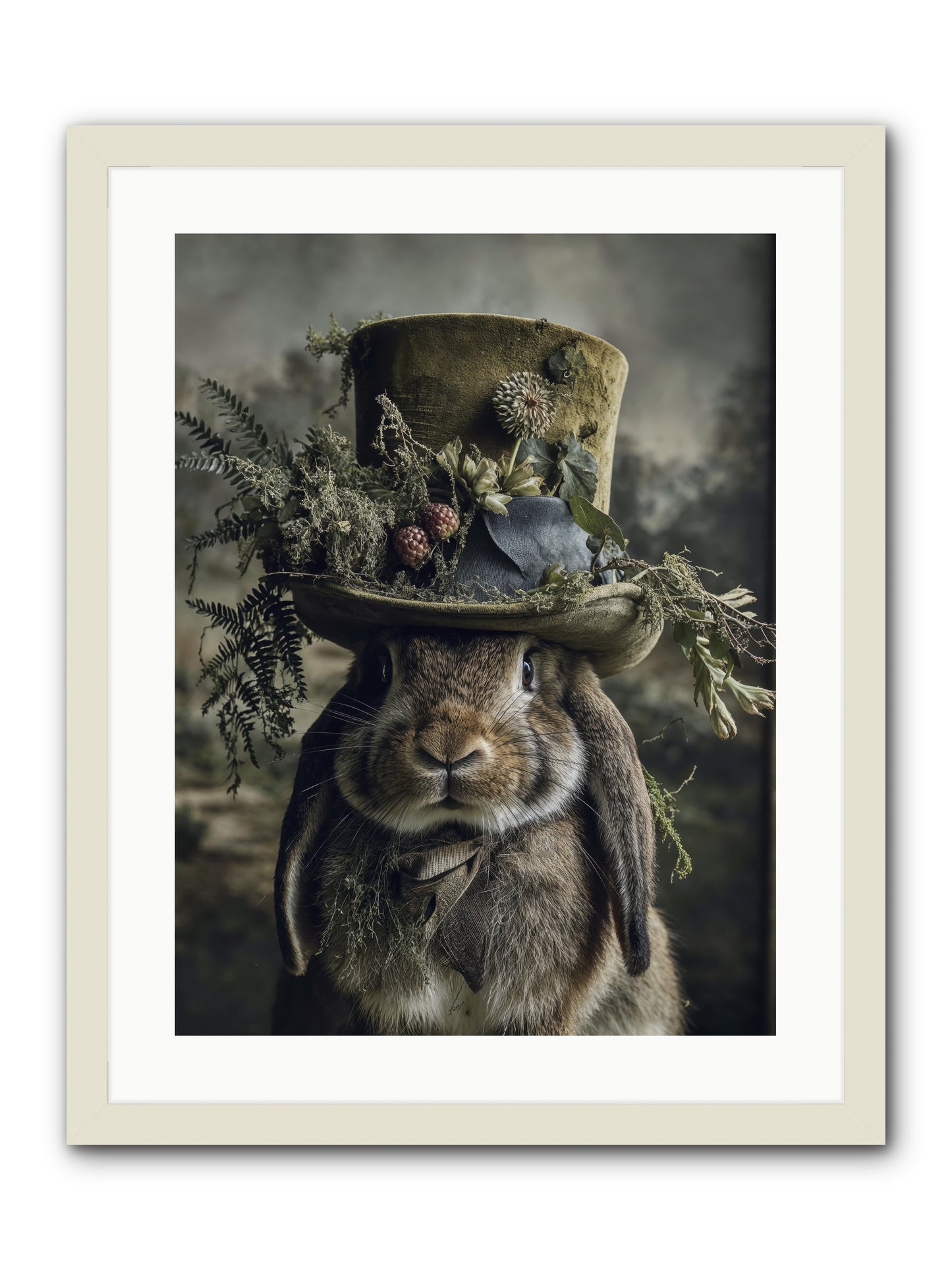 The Charming Chronicles -- Framed Print - White 18x24