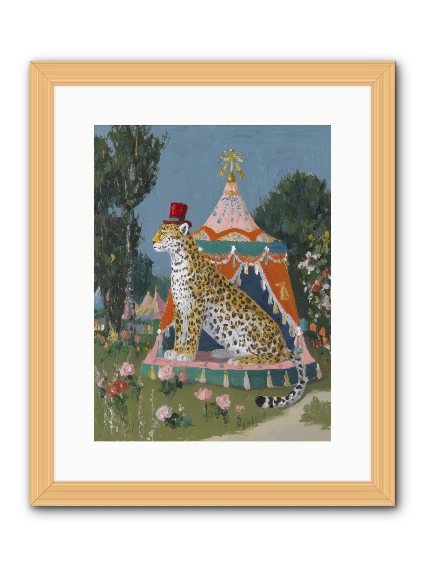 The Cherished Hour -- Framed Print - Natural 12x16