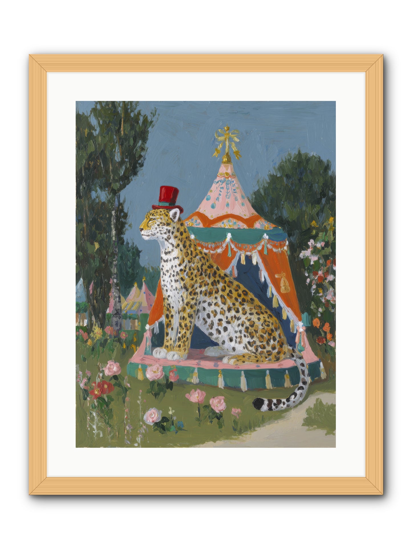 The Cherished Hour -- Framed Print - Natural 18x24