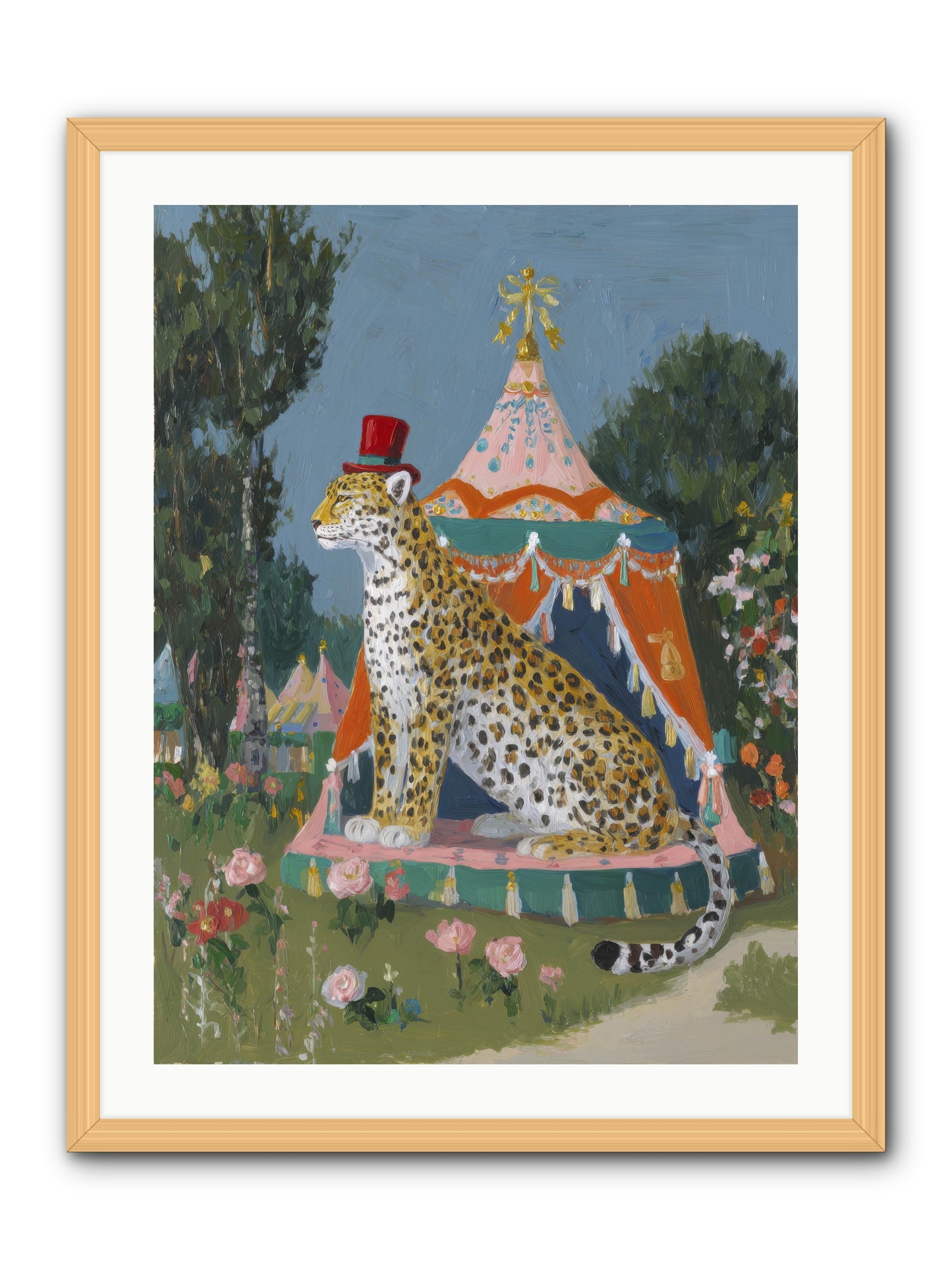 The Cherished Hour -- Framed Print - Natural 24x32