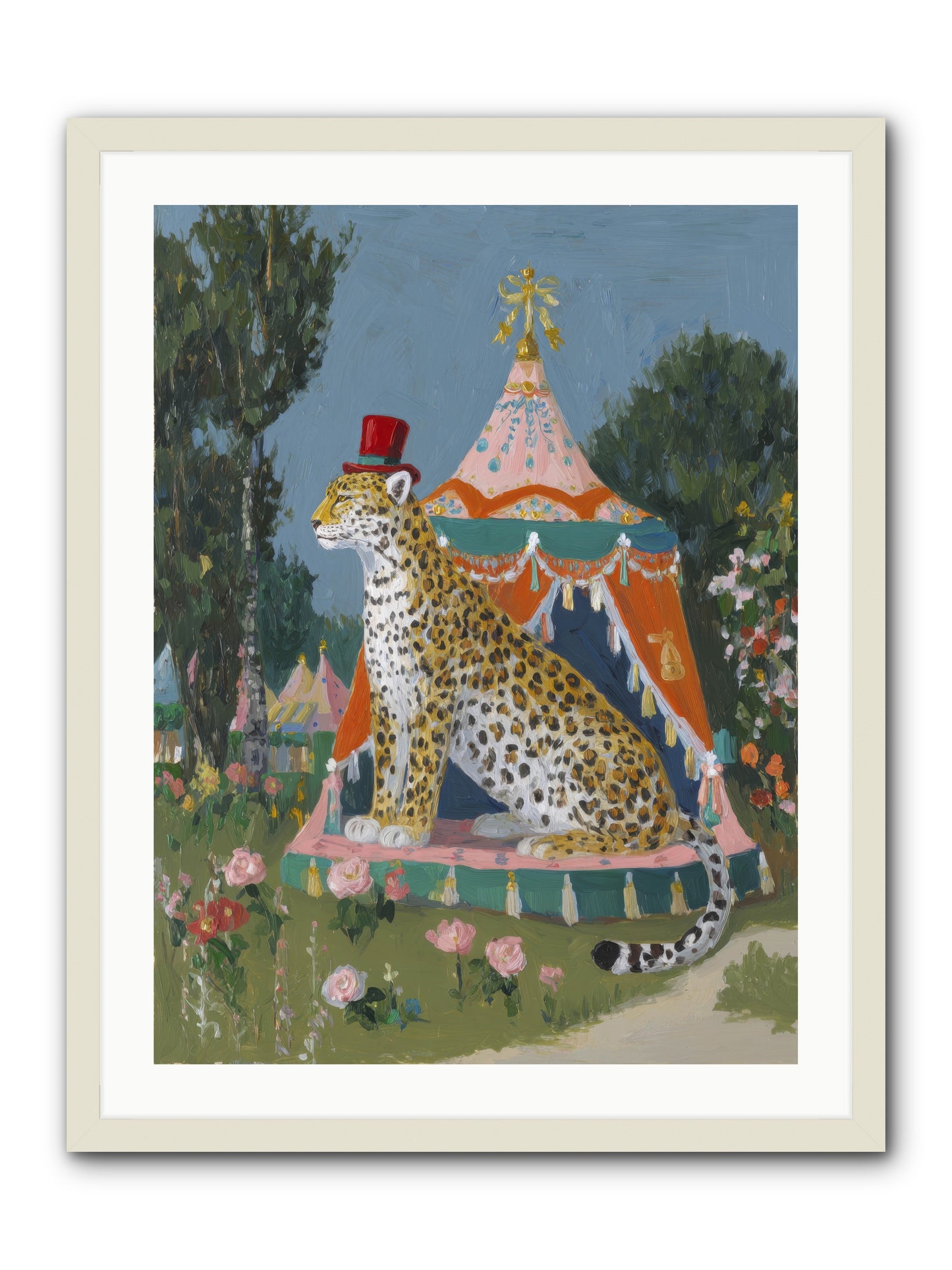 The Cherished Hour -- Framed Print - White 24x32