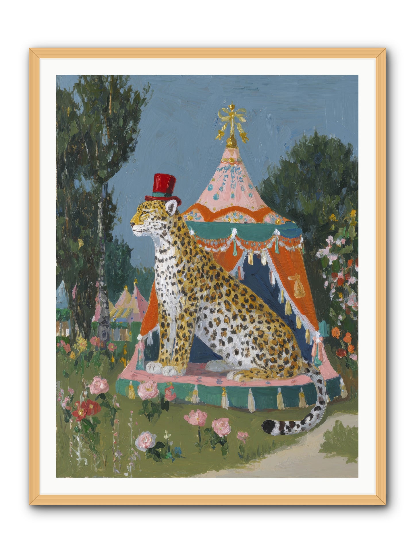 The Cherished Hour -- Framed Print - Natural 36x48
