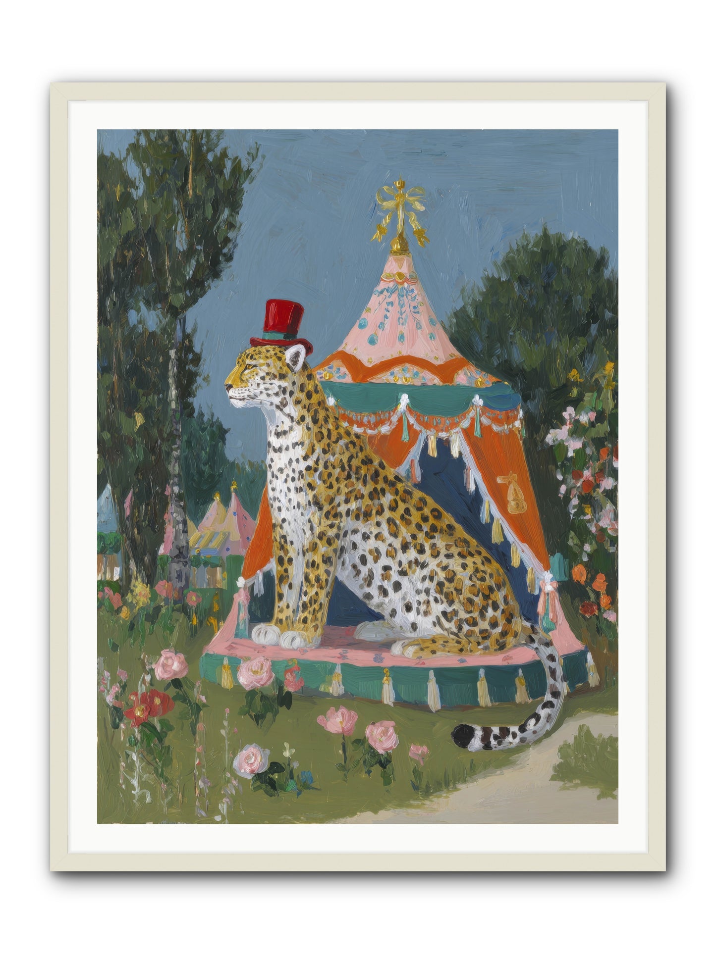 The Cherished Hour -- Framed Print - White 36x48