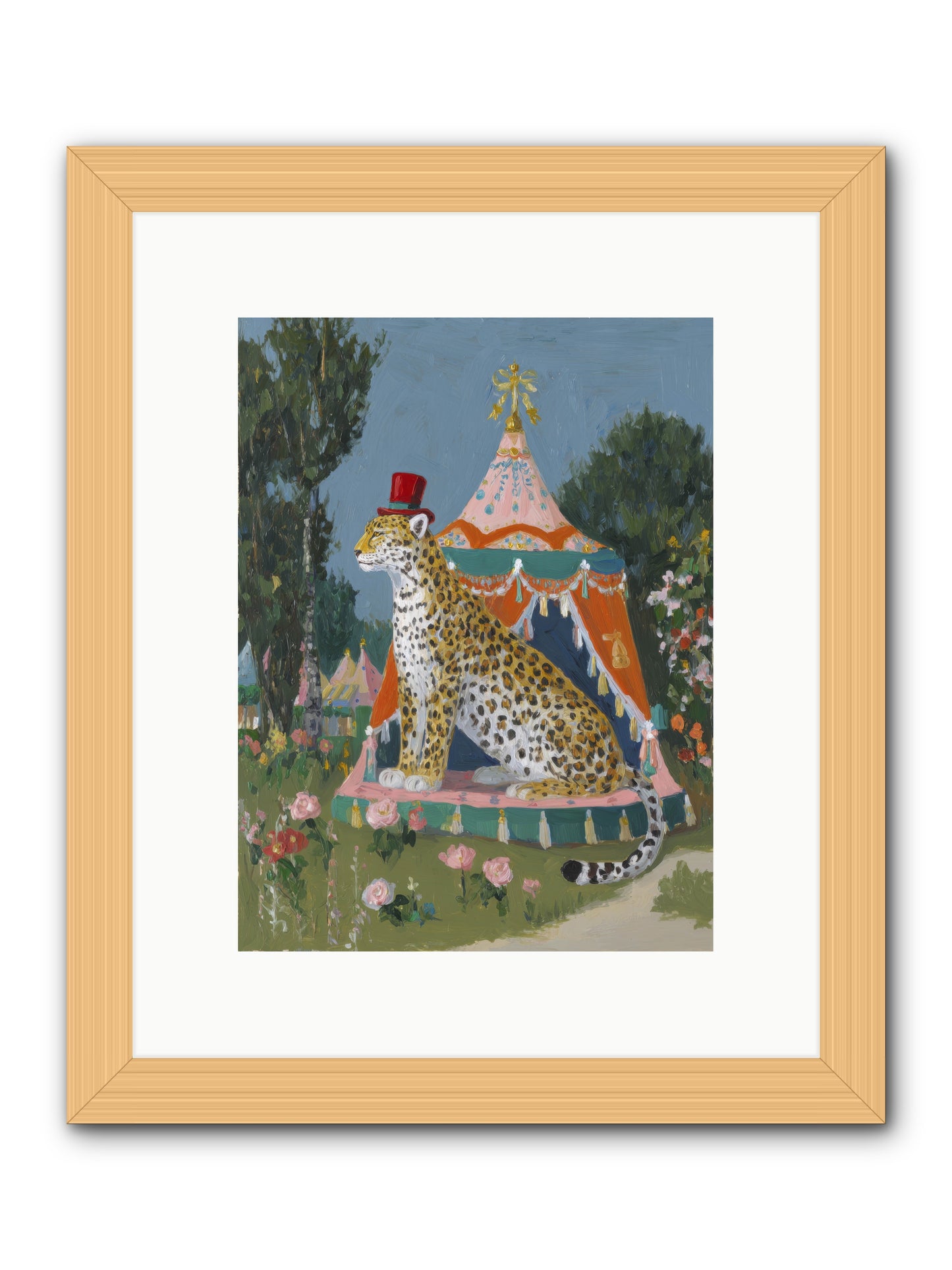 The Cherished Hour -- Framed Print - Natural 9x12