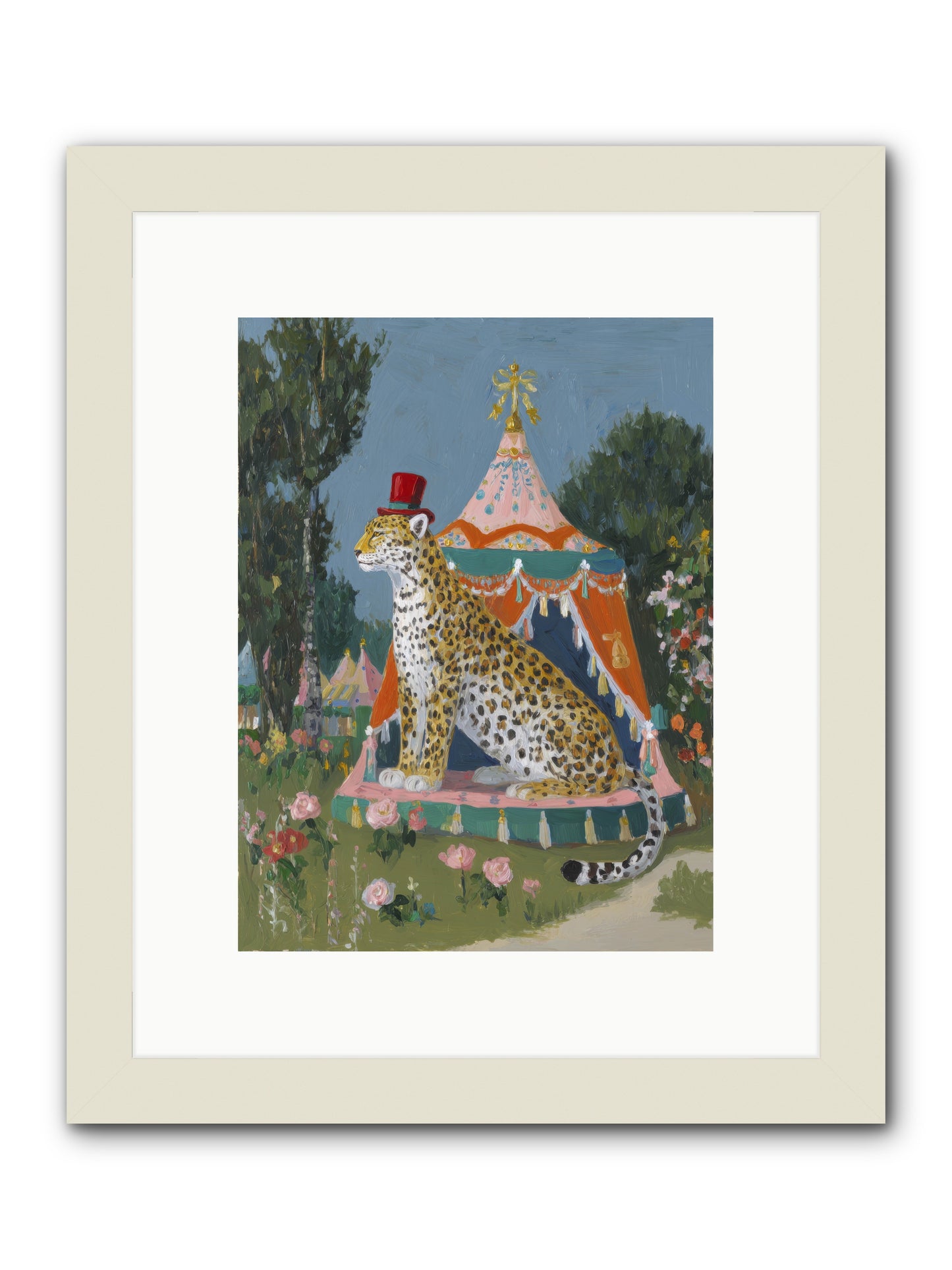 The Cherished Hour -- Framed Print - White 9x12