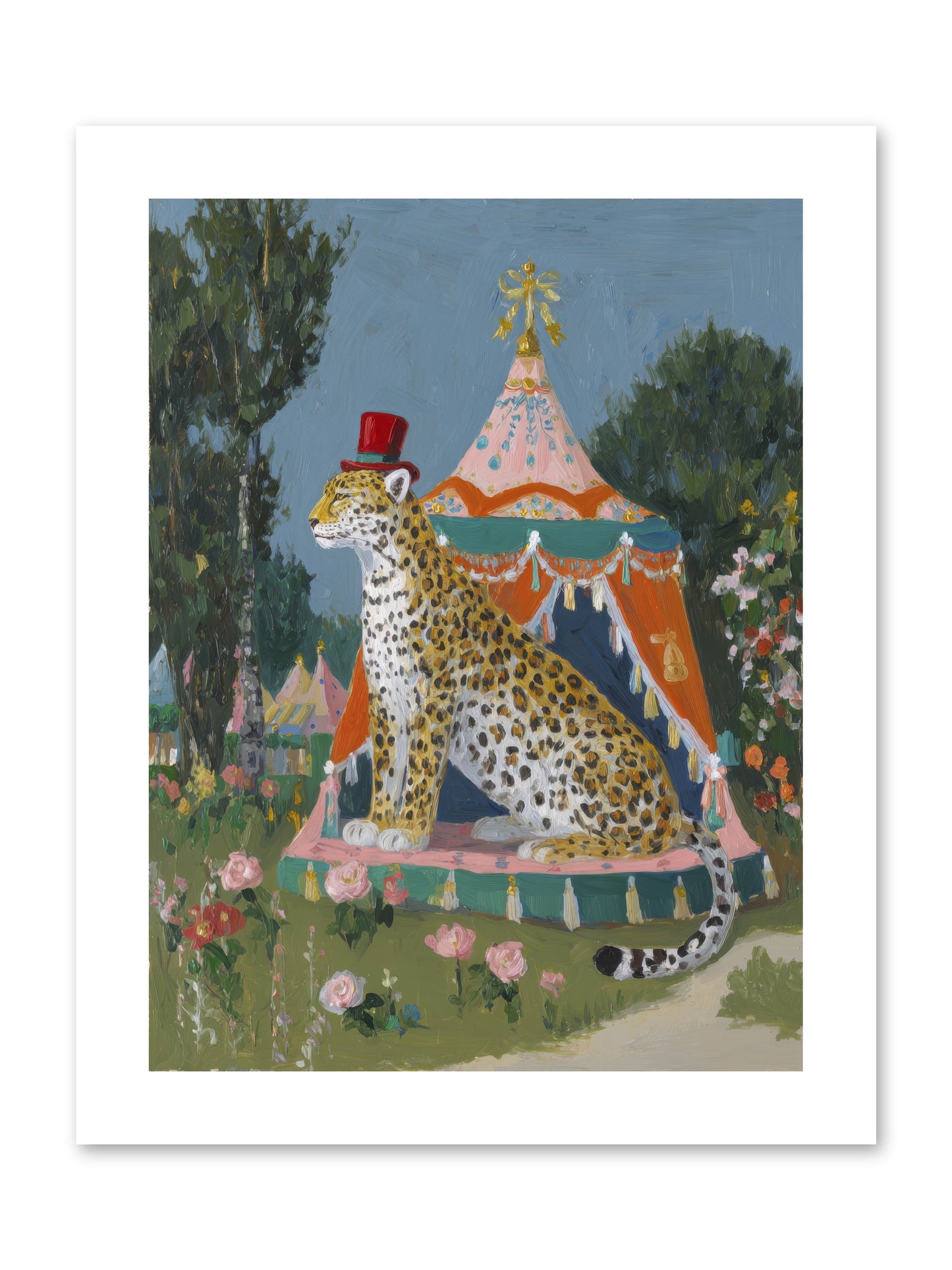 The Cherished Hour -- Loose Canvas Print 9x12