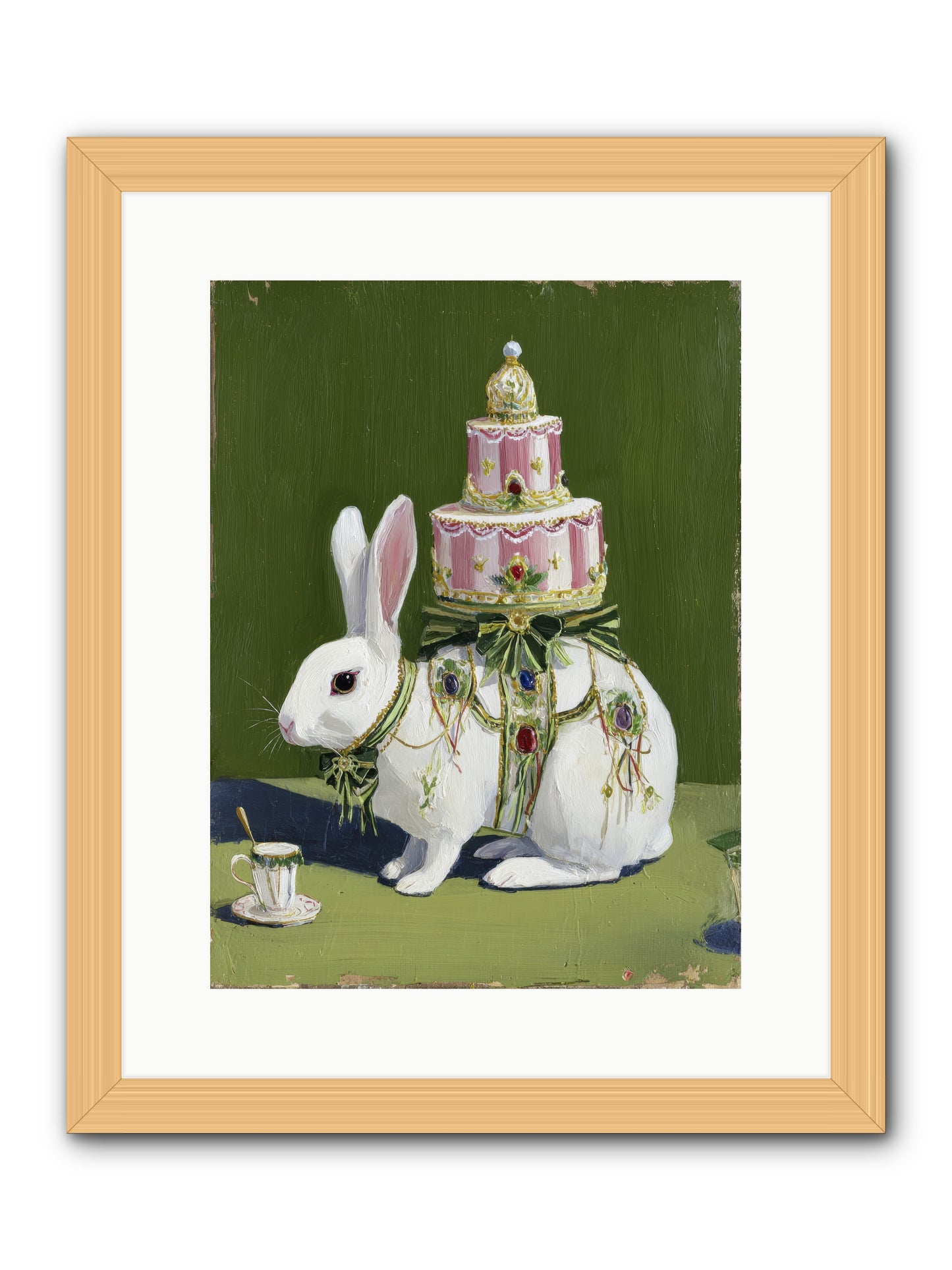 The Cherished Vision -- Framed Print - Natural 12x16
