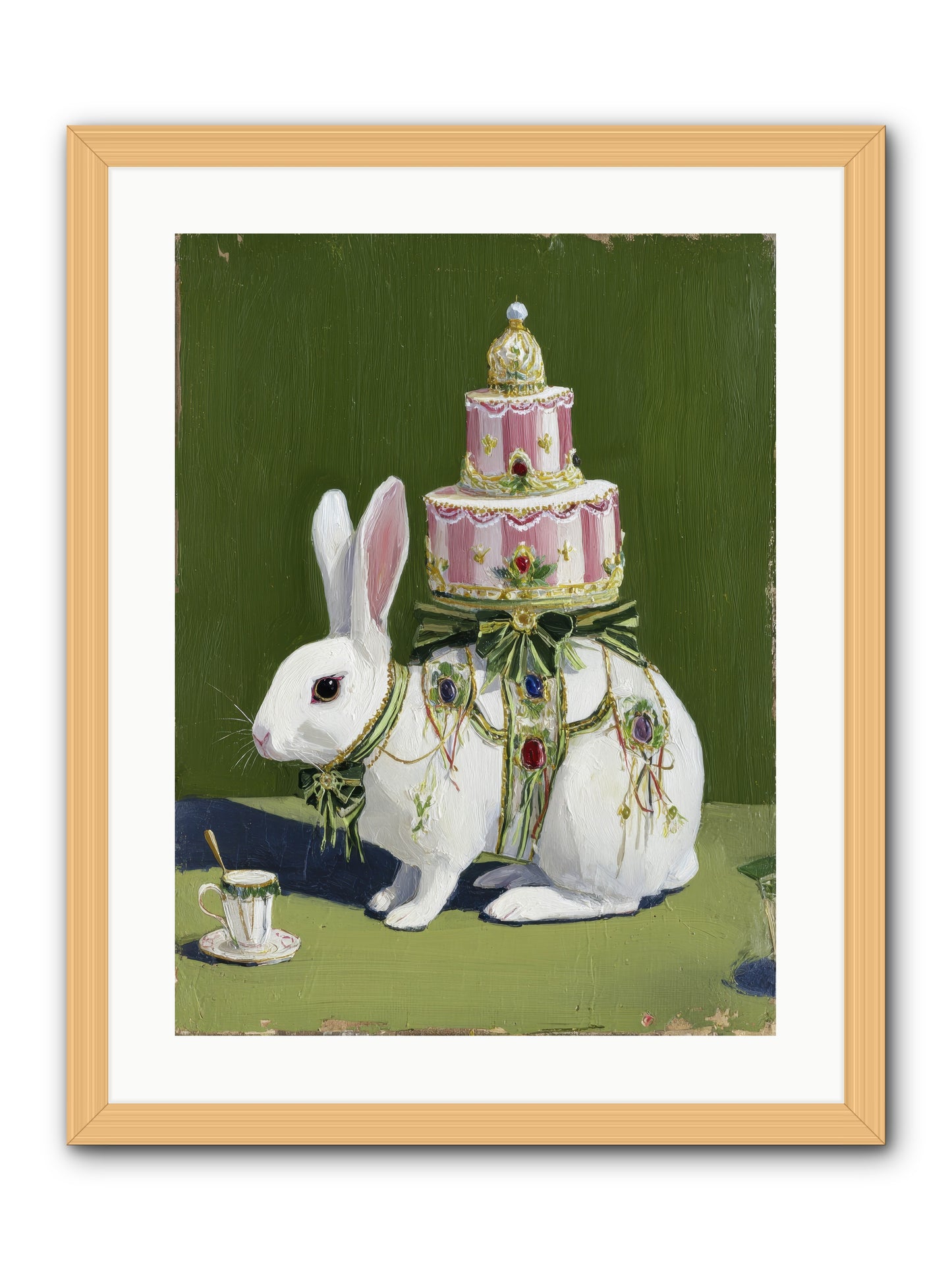 The Cherished Vision -- Framed Print - Natural 18x24