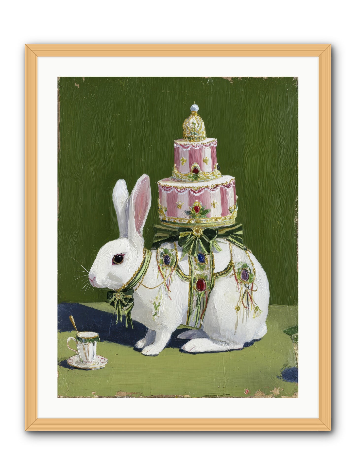 The Cherished Vision -- Framed Print - Natural 24x32