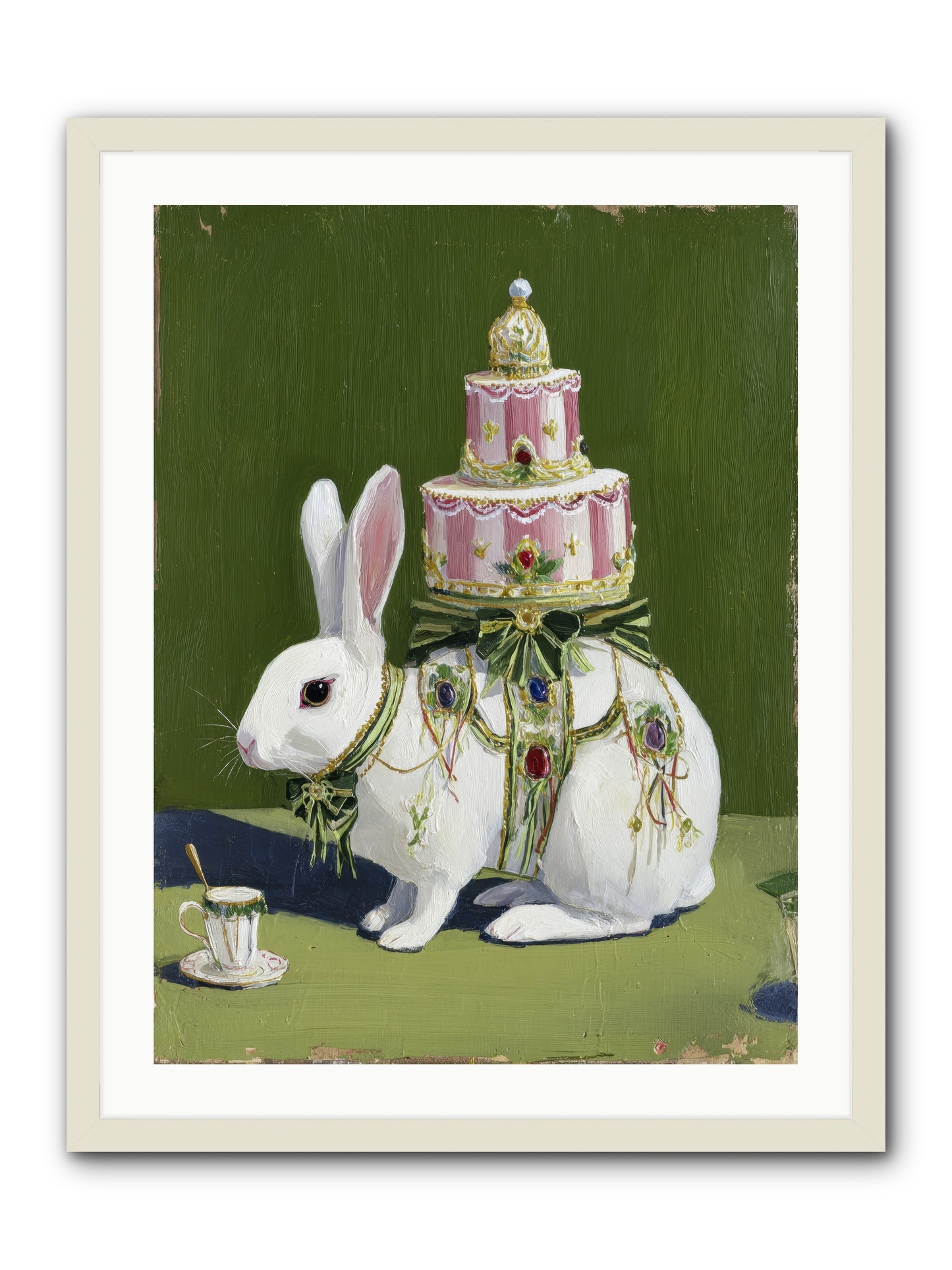The Cherished Vision -- Framed Print - White 24x32